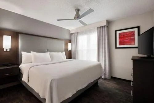 Bed in Addison Suites