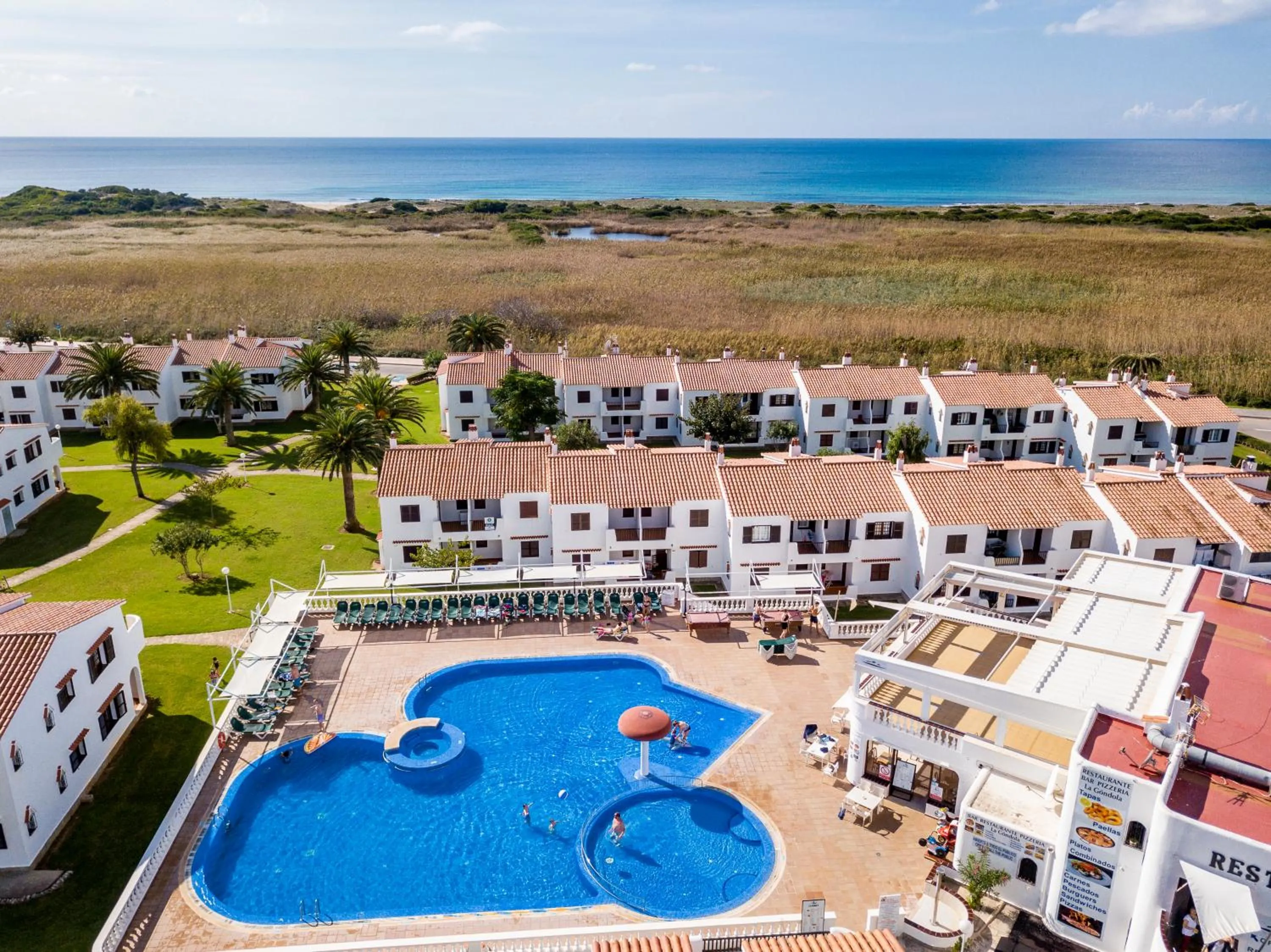 Bird's eye view in Apartamentos Son Bou Gardens By MENORCARENTALS