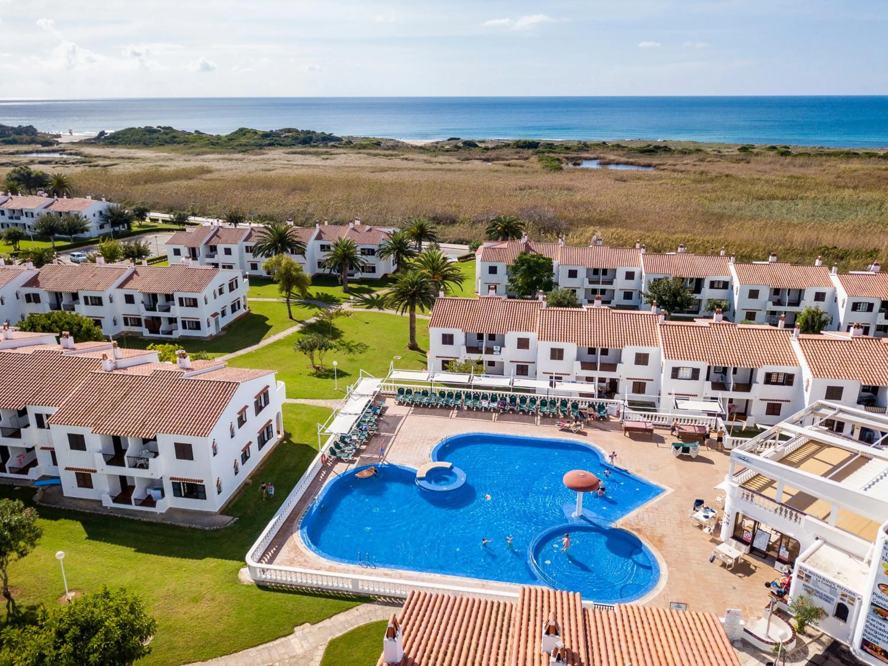 Bird's eye view in Apartamentos Son Bou Gardens By MENORCARENTALS