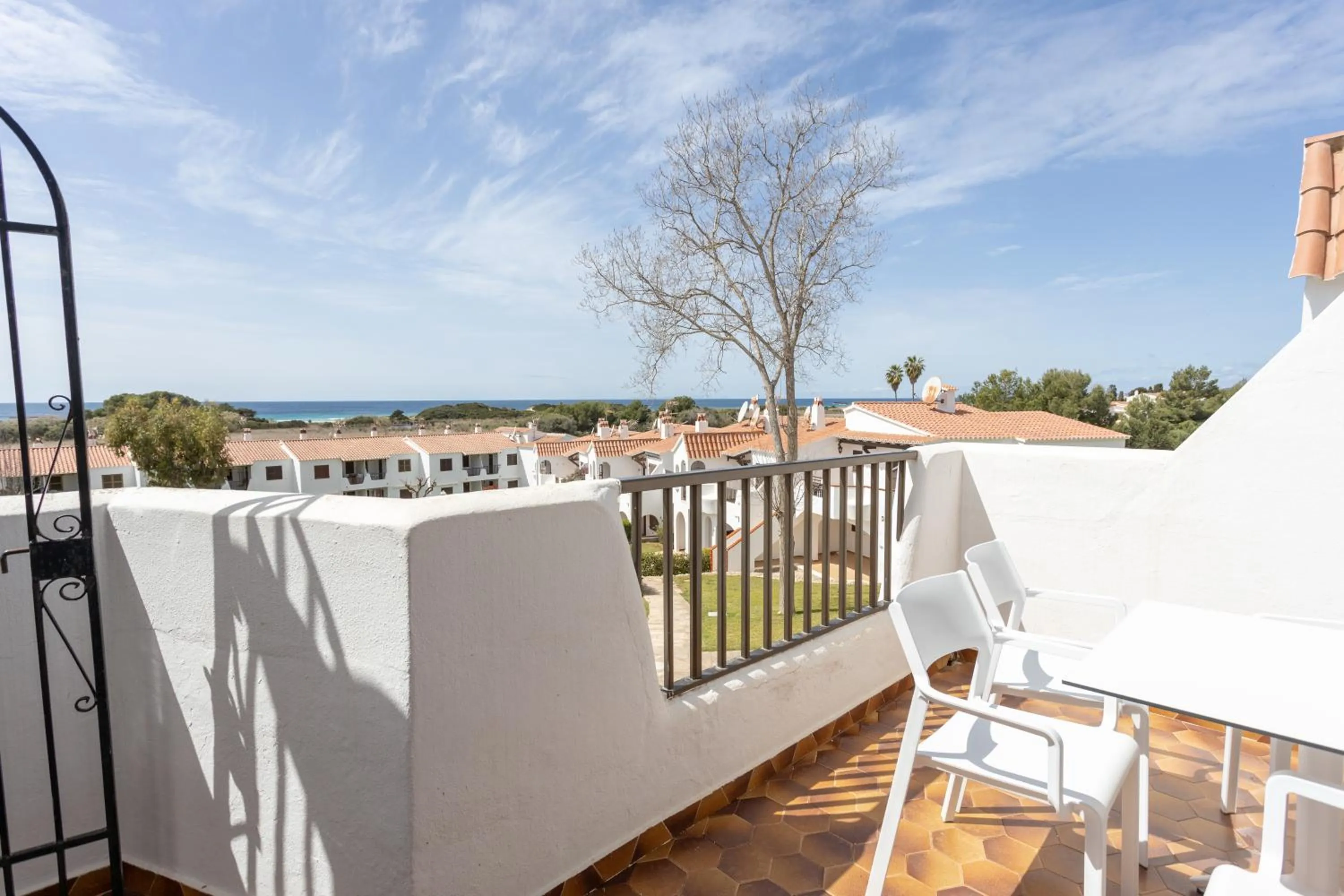 Balcony/Terrace in Apartamentos Son Bou Gardens By MENORCARENTALS