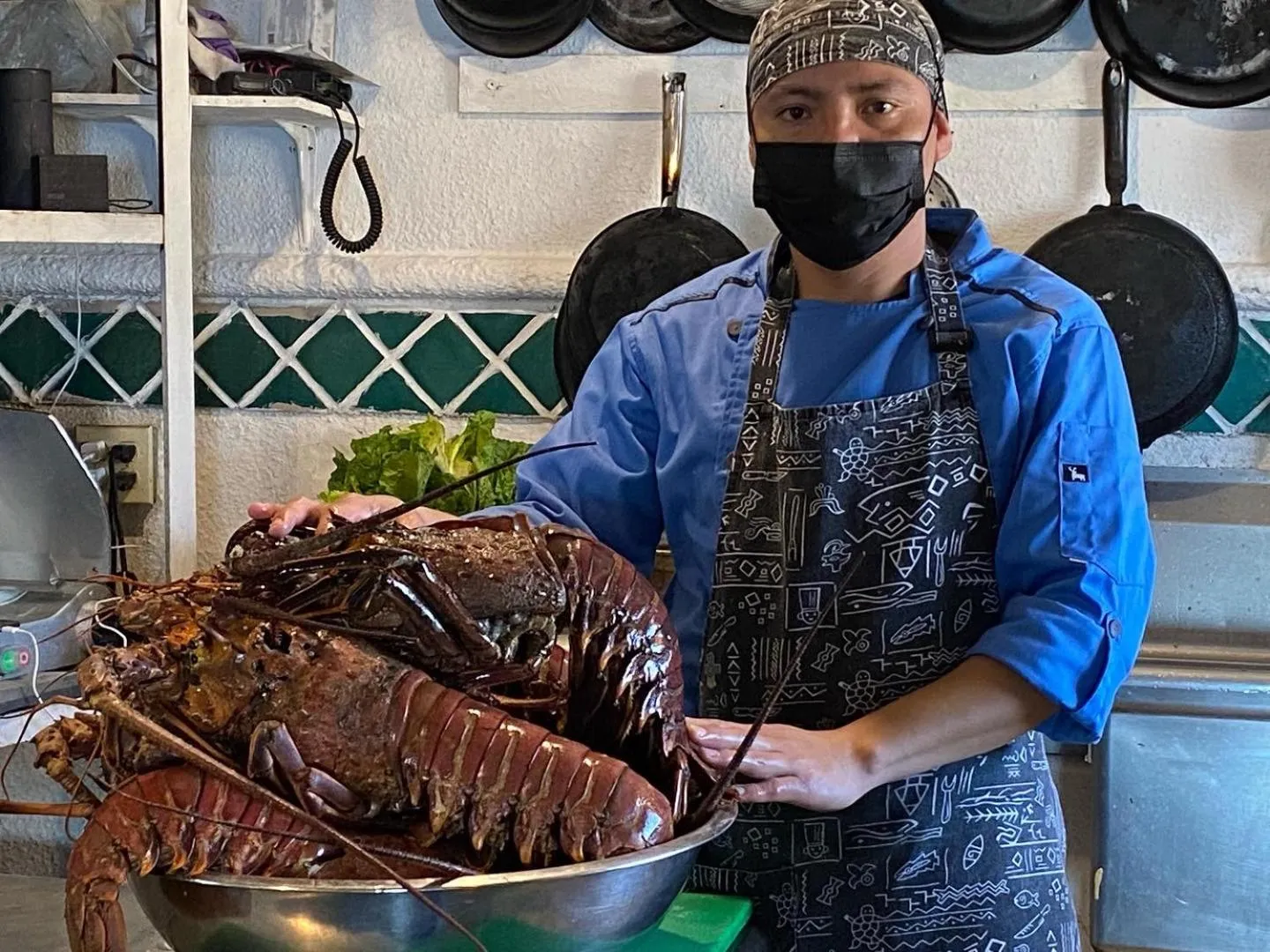 Kitchen or kitchenette in Los Vientos Hotel