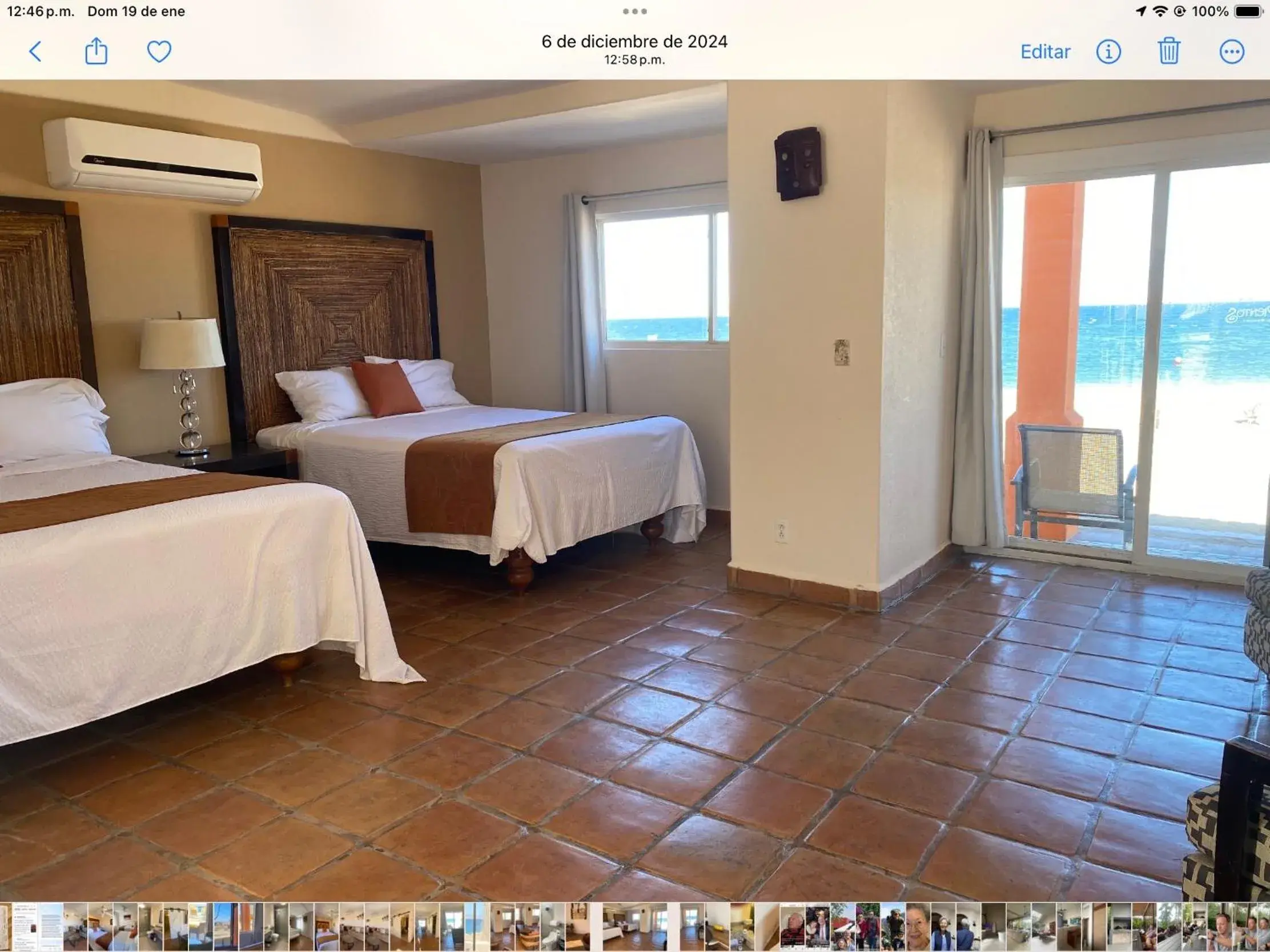 Standard Twin Room with Sea View in Los Vientos Hotel Standard Twin Room with Sea View in Los Vientos Hotel