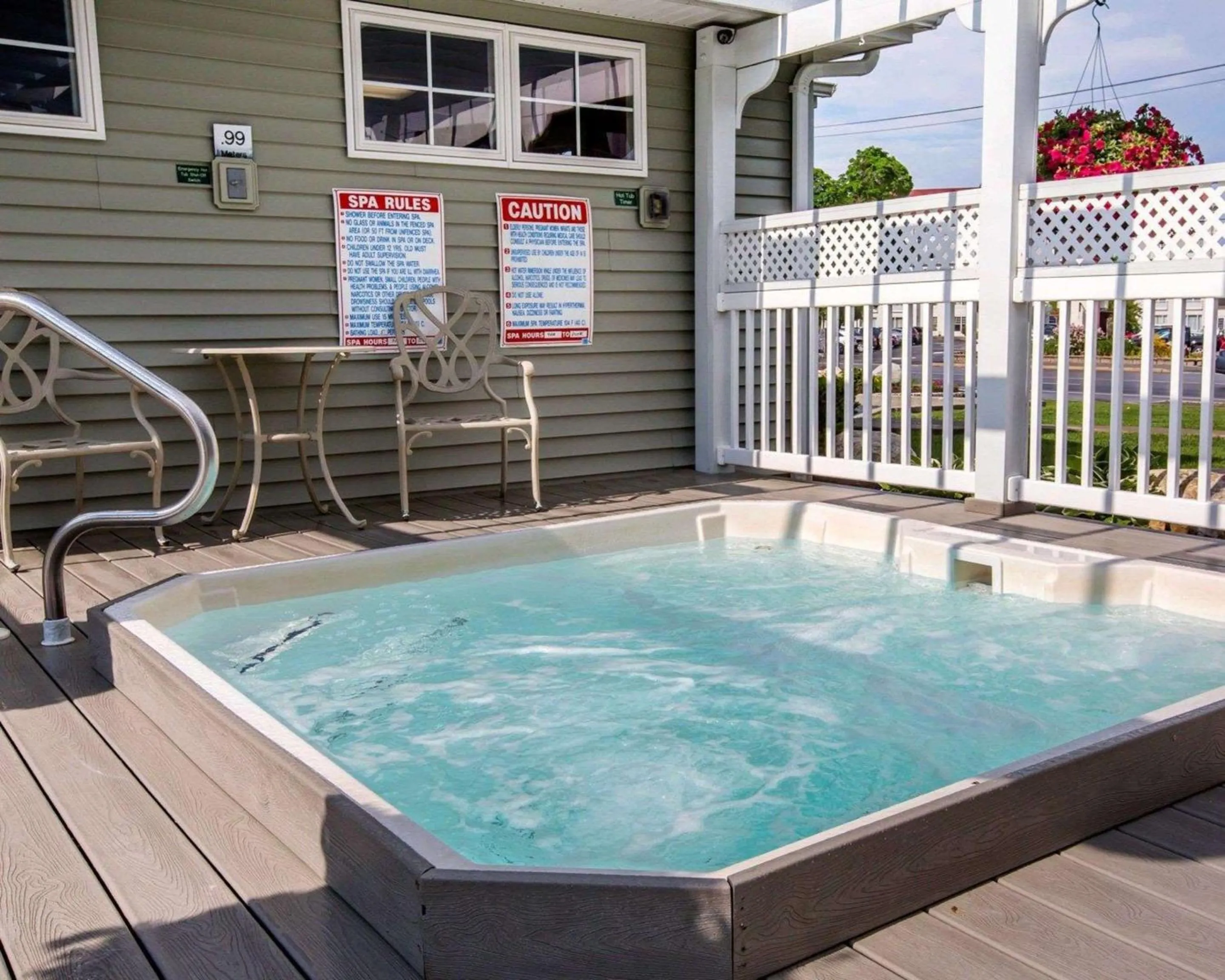 On site in Quality Inn Lake George