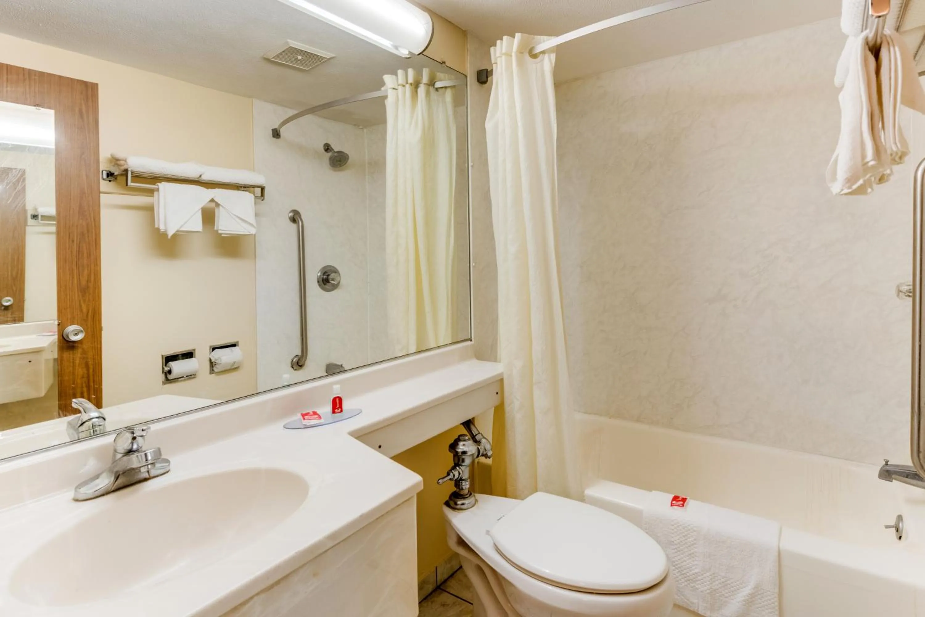 Bathroom in Econo Lodge Inn & Suites