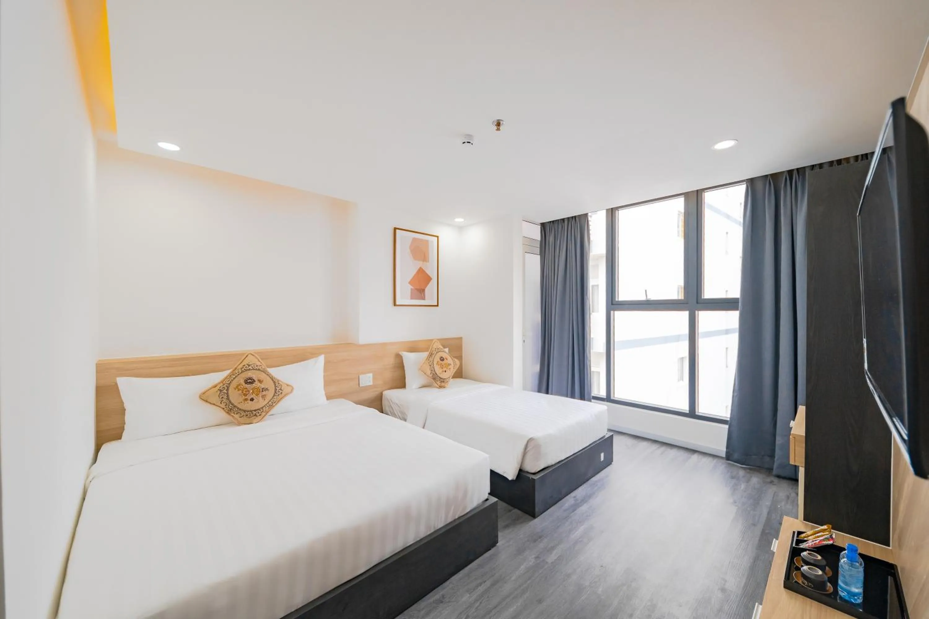 Bed in Larosa Hotel Nha Trang