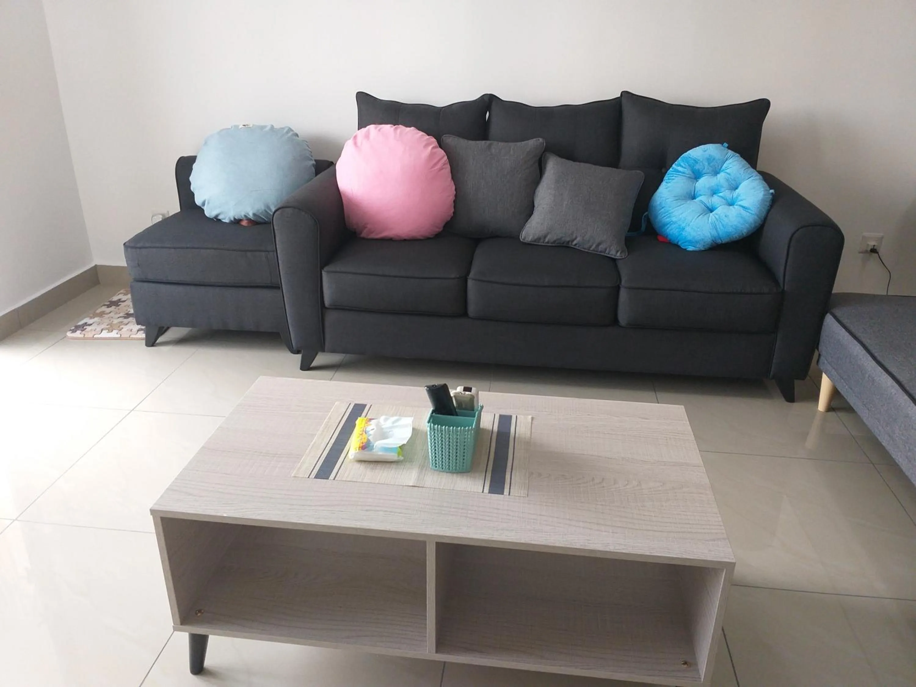 Seating area in Kempas Indah @ The Secret Garden Homestay