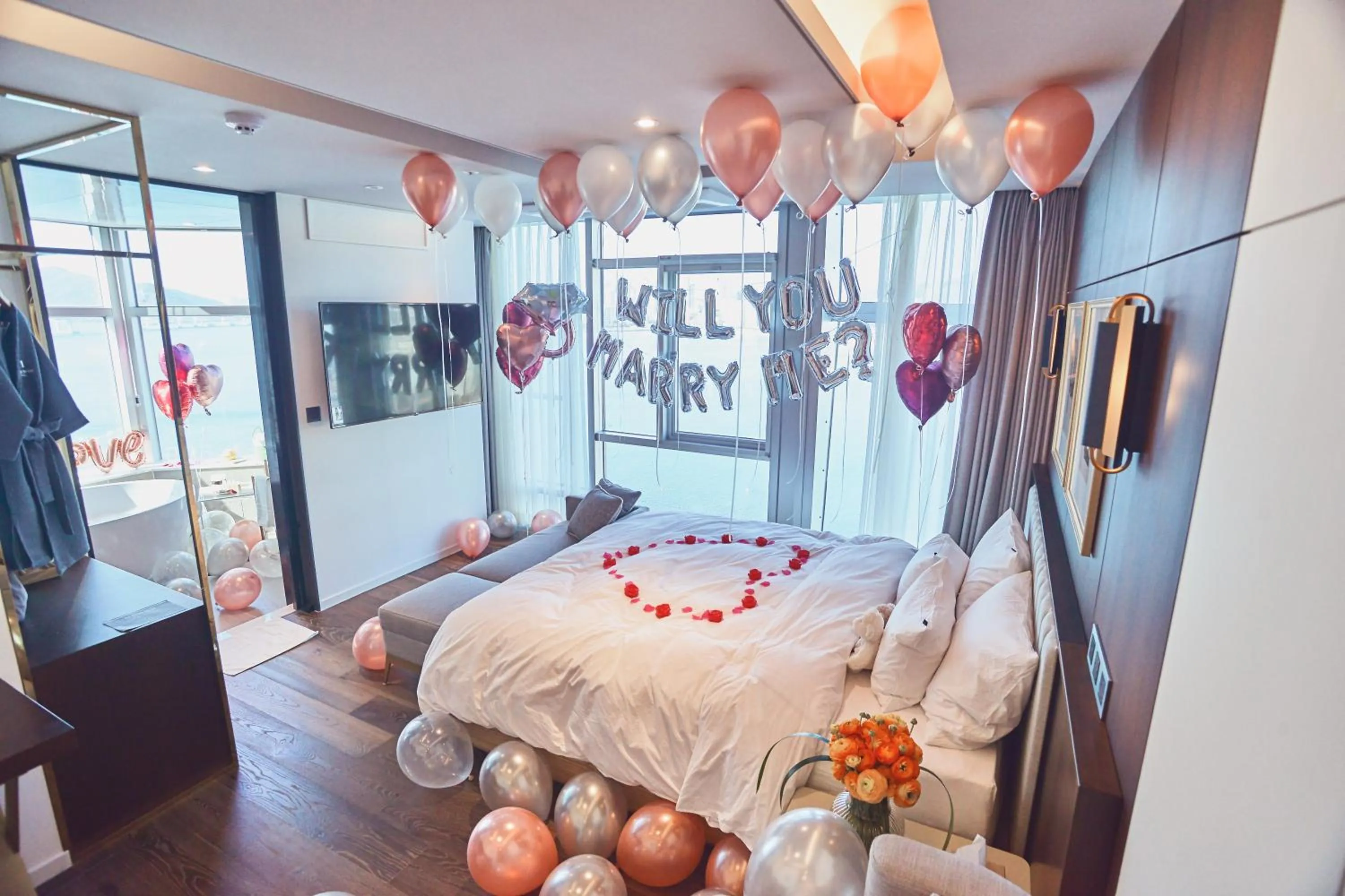 Bedroom, Bed in H Avenue Gwanganri Beach