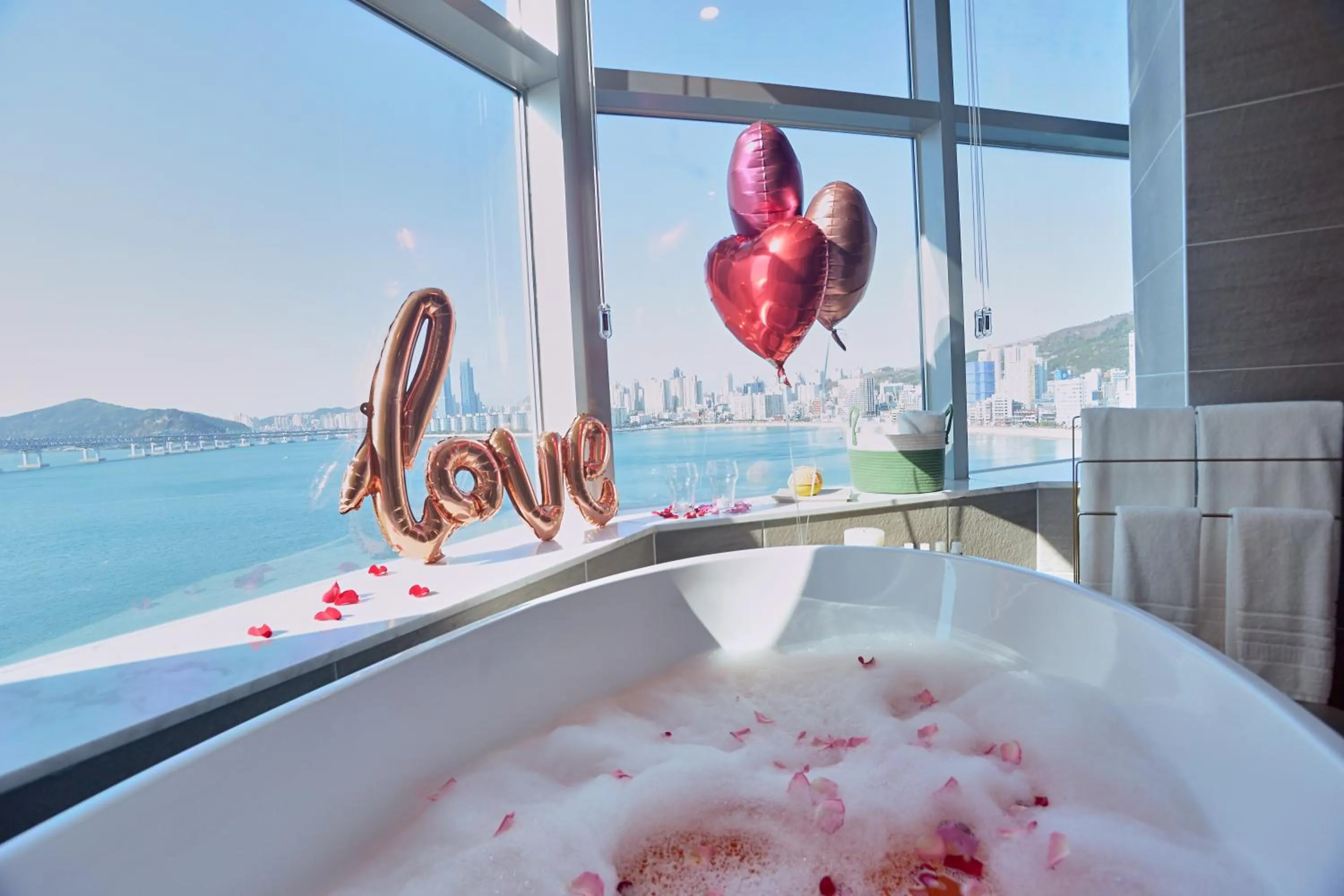 Natural landscape in H Avenue Gwanganri Beach