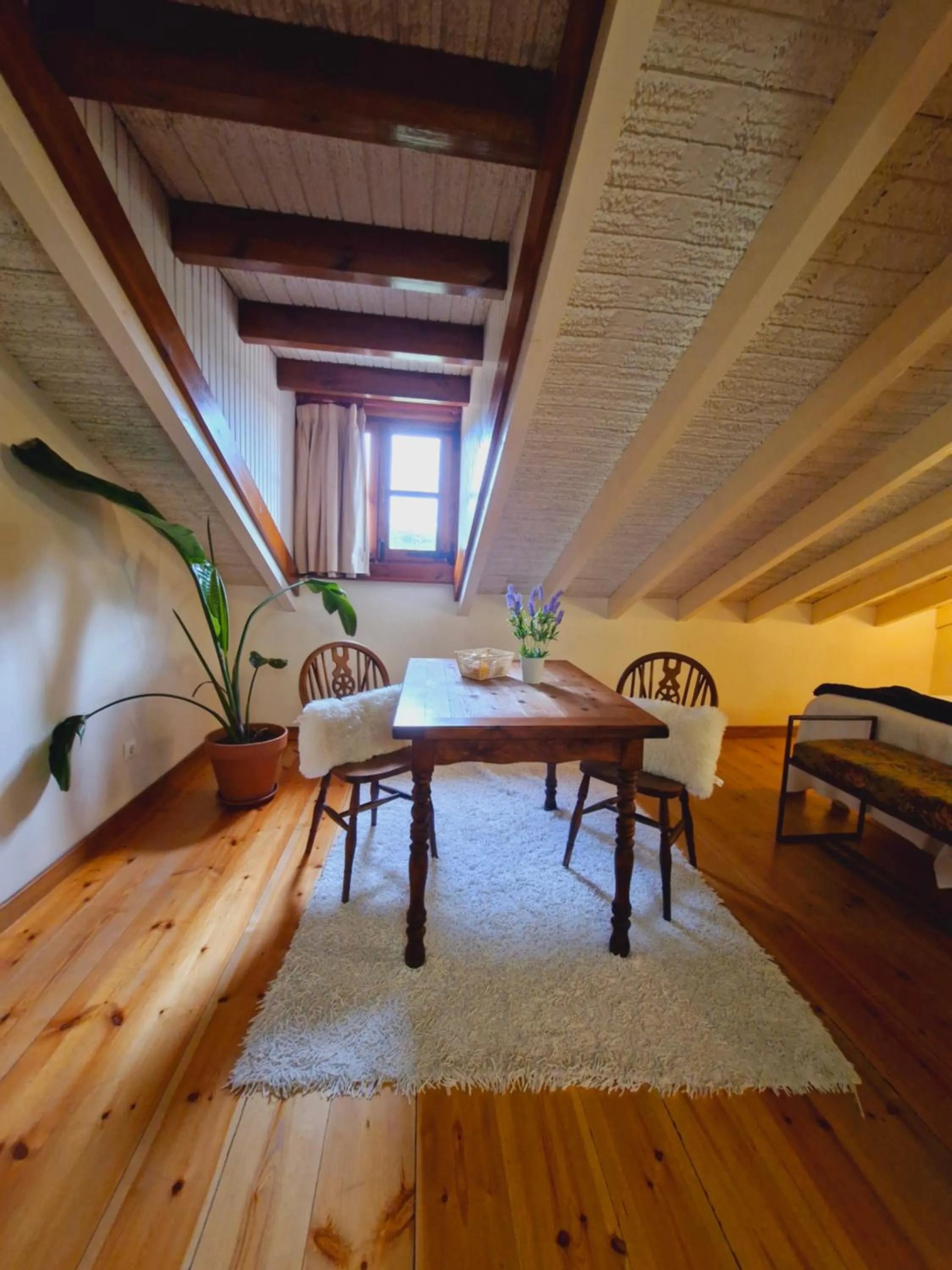 Seating area in Hospederia Santillana