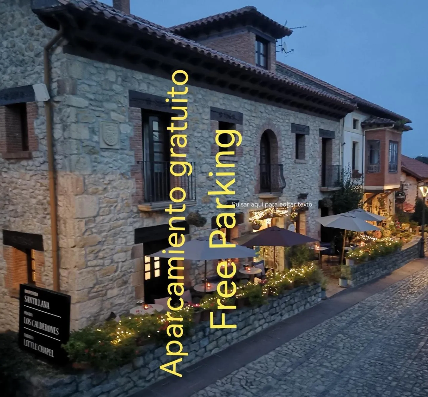 Facade/entrance in Hospederia Santillana