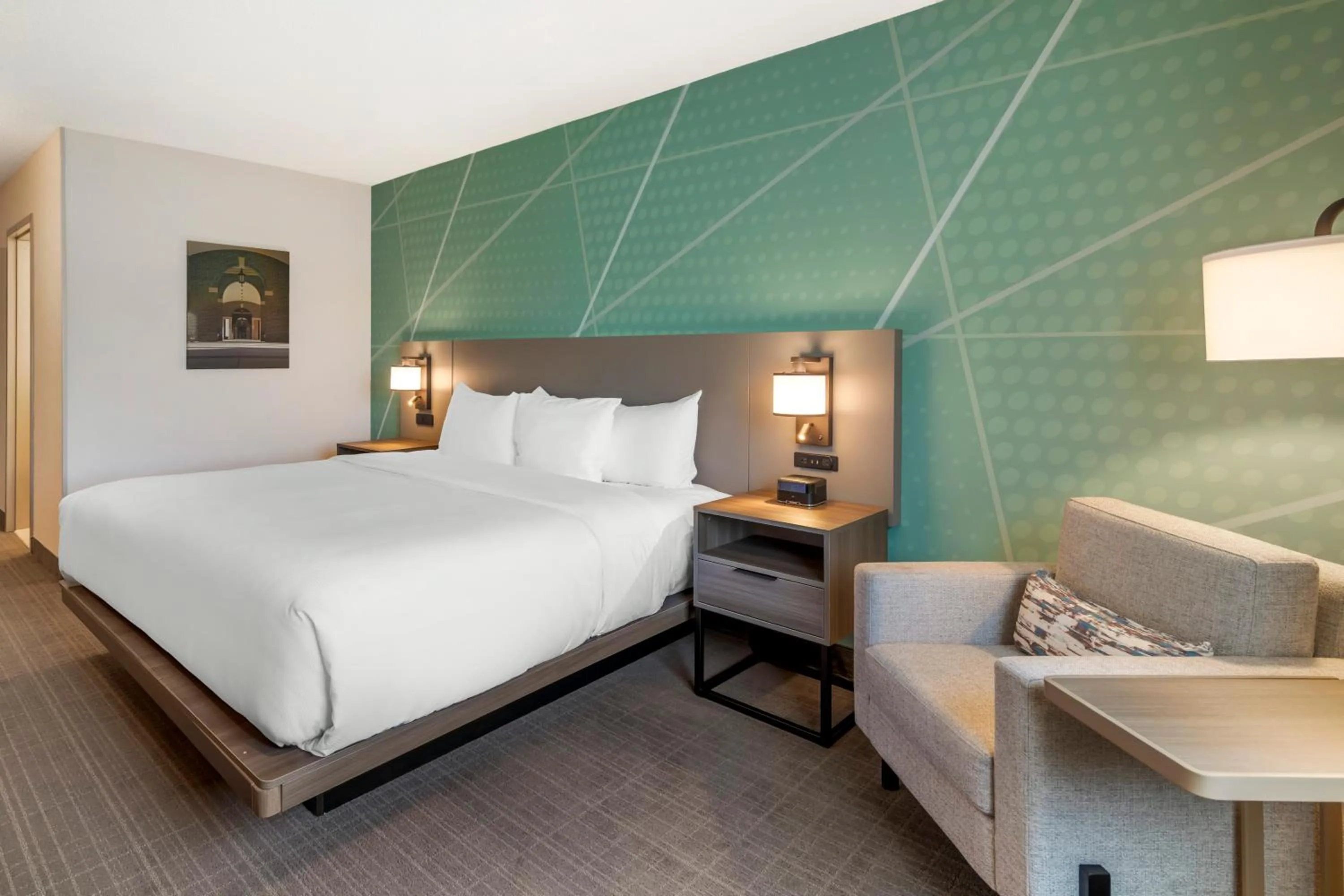 Bed in Comfort Inn & Suites Saratoga Springs