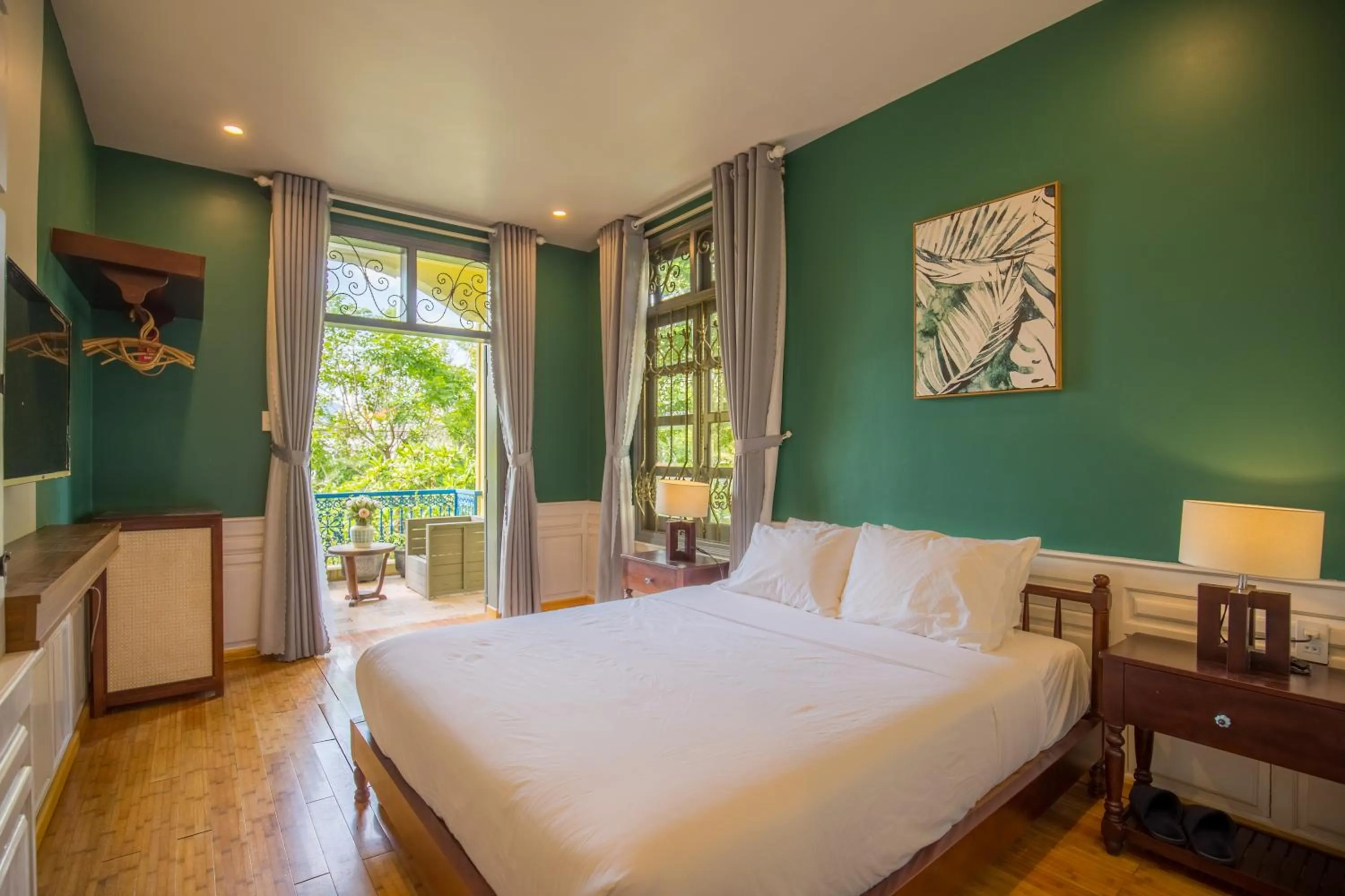 Bed in Thi Boutique Villa