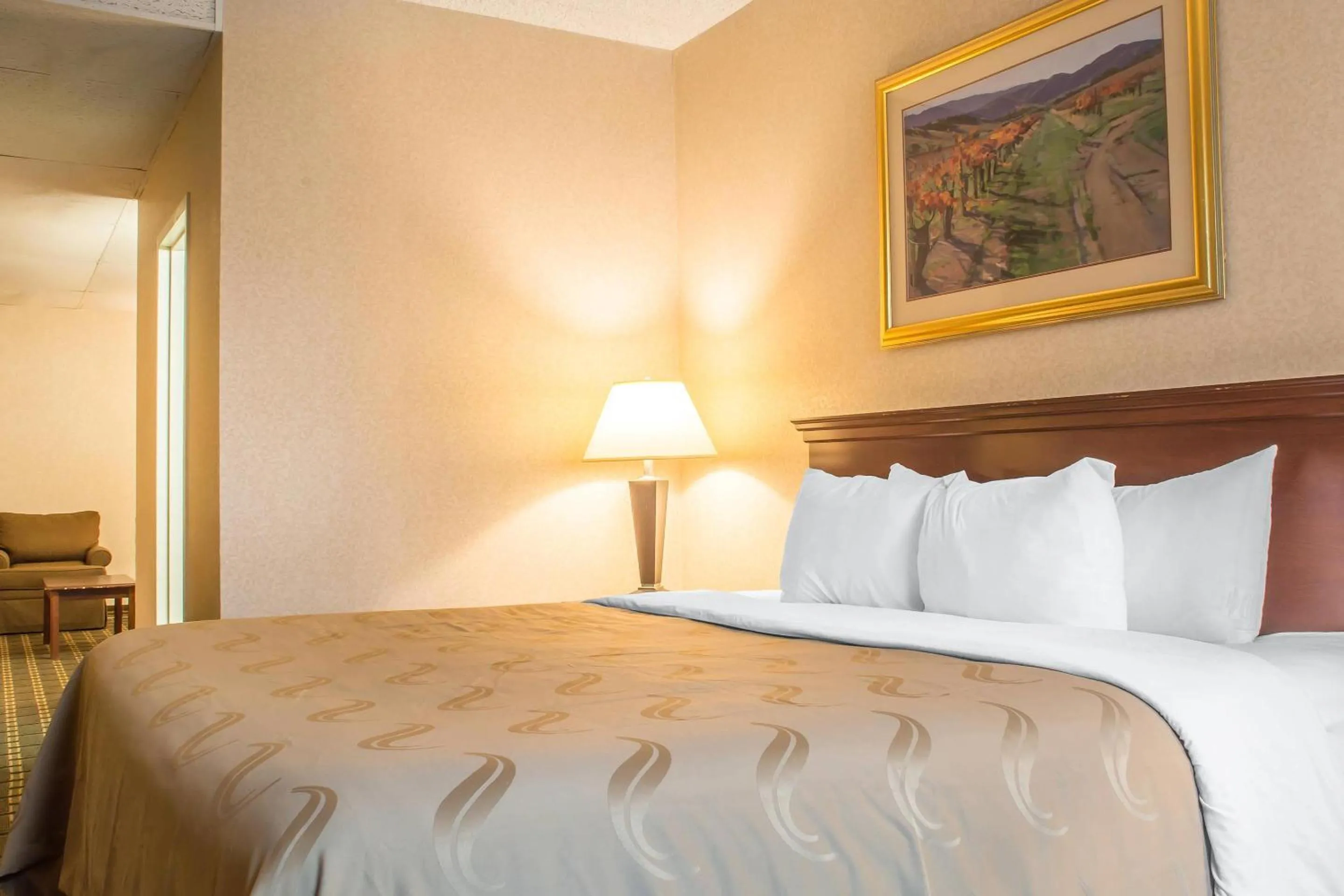 Bedroom, Bed in Quality Inn & Suites Palm Island Indoor Waterpark