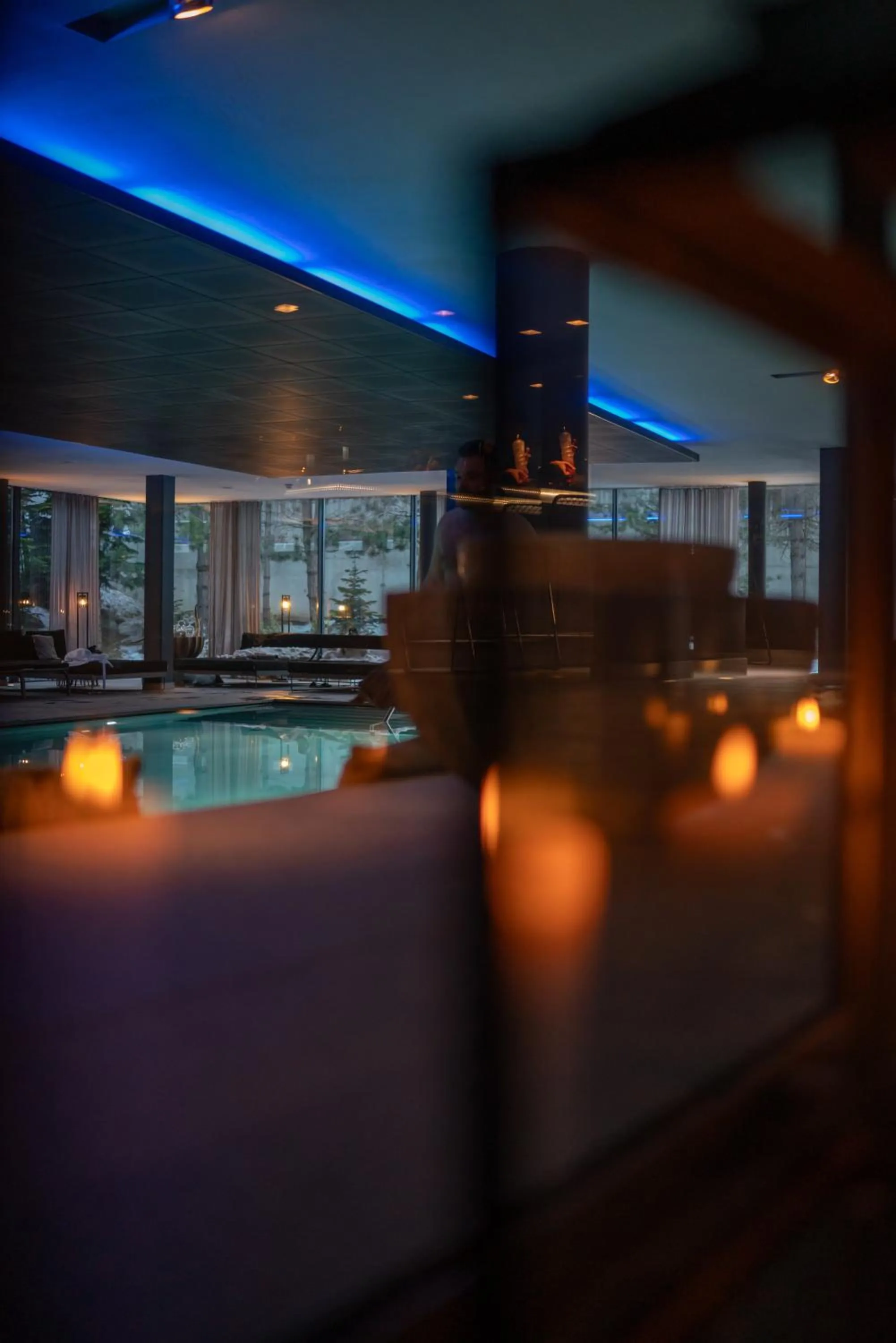 Swimming pool in Hotel Madlein