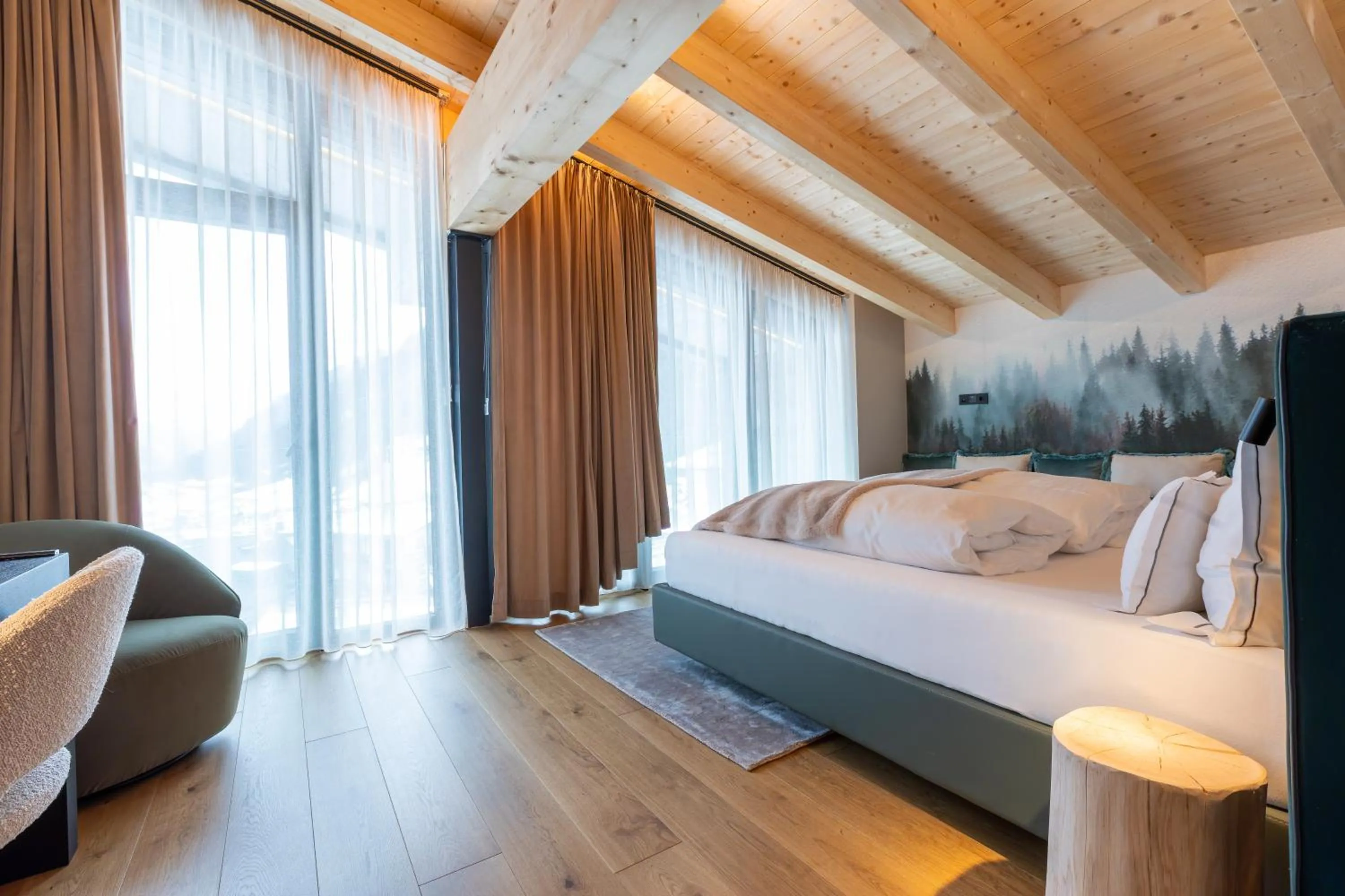 Bedroom, Bed in Hotel Madlein