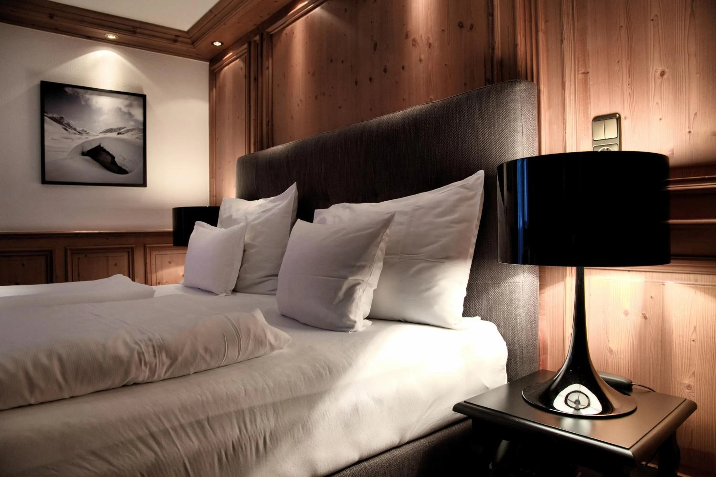 Bedroom, Bed in Hotel Madlein