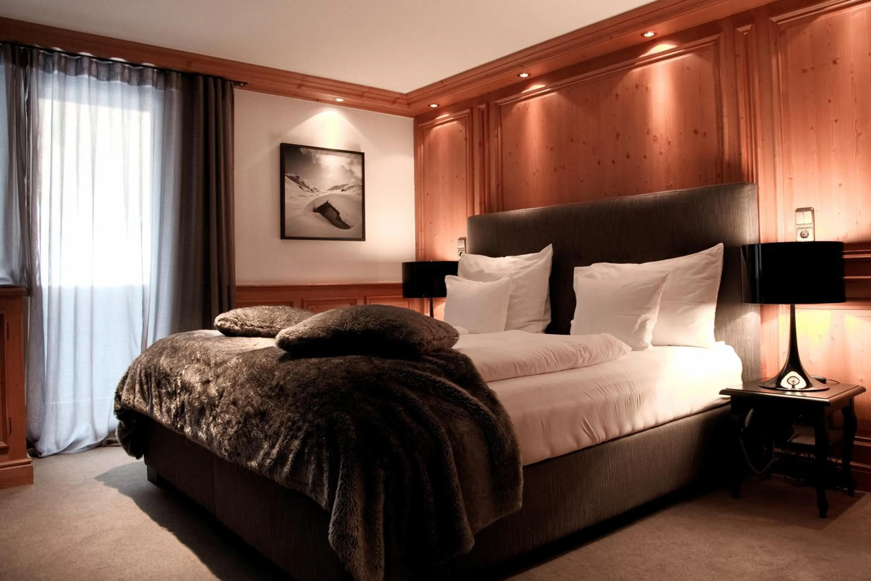 Bedroom, Bed in Hotel Madlein