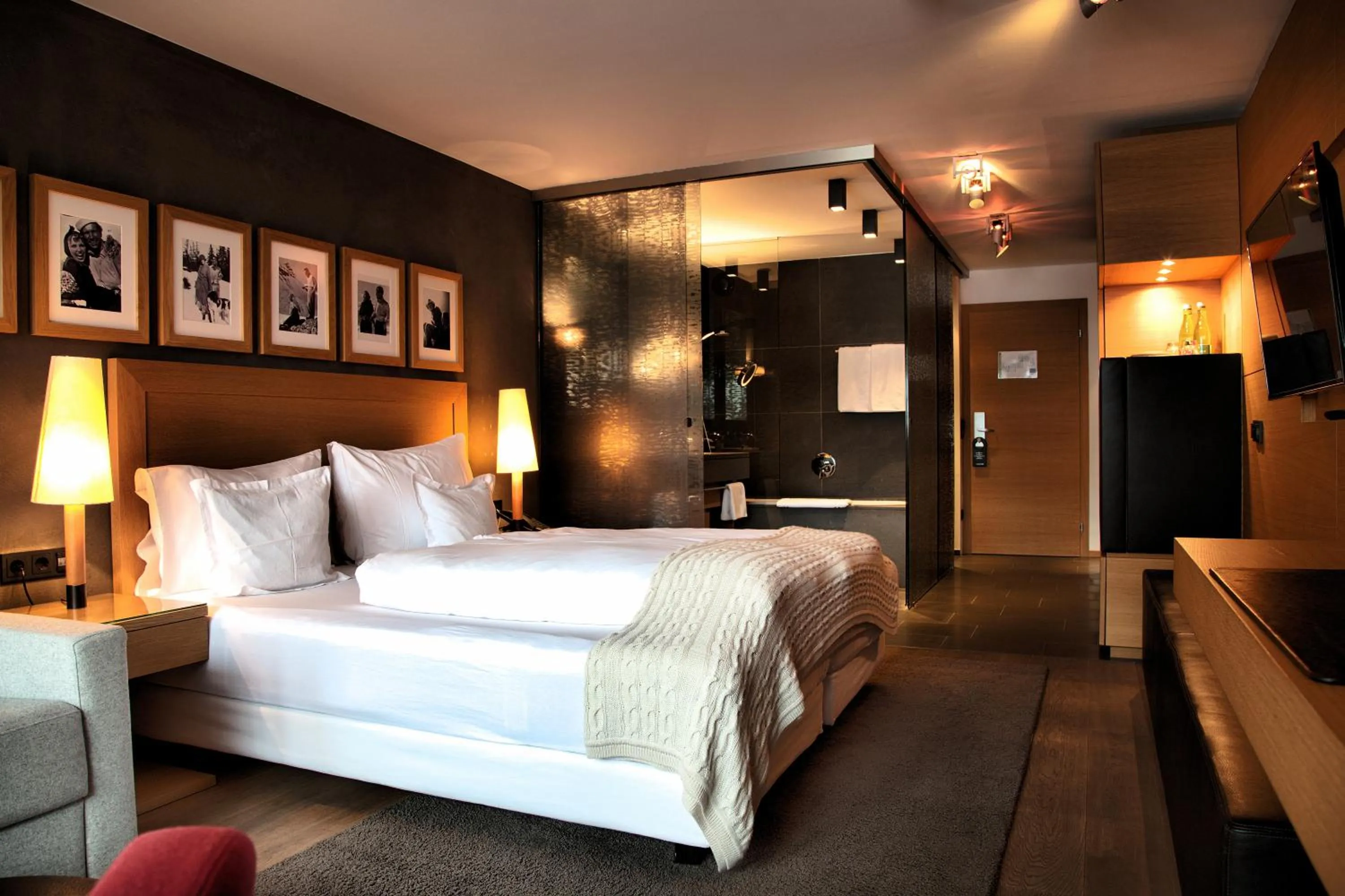 Bedroom, Bed in Hotel Madlein