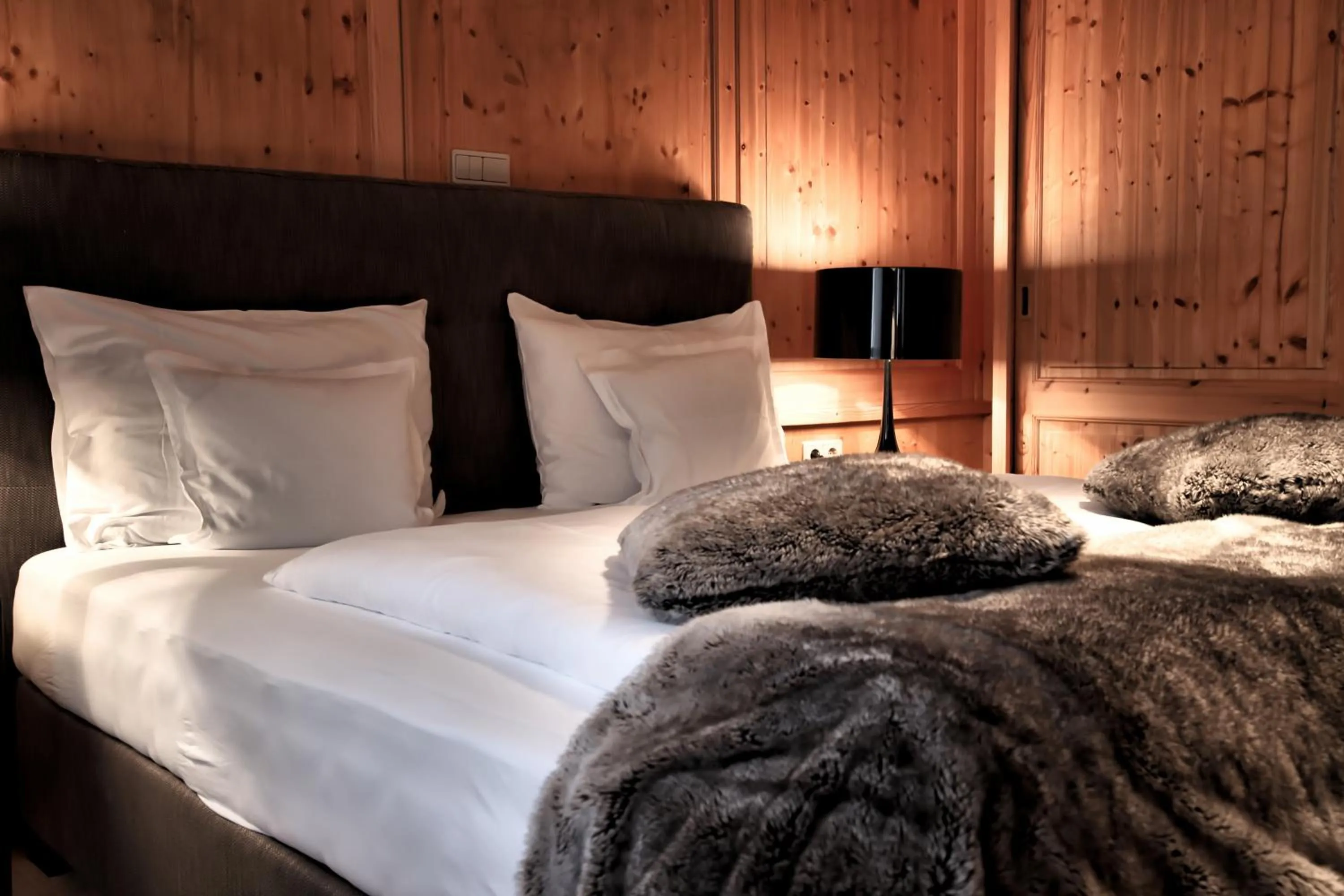 Bedroom, Bed in Hotel Madlein