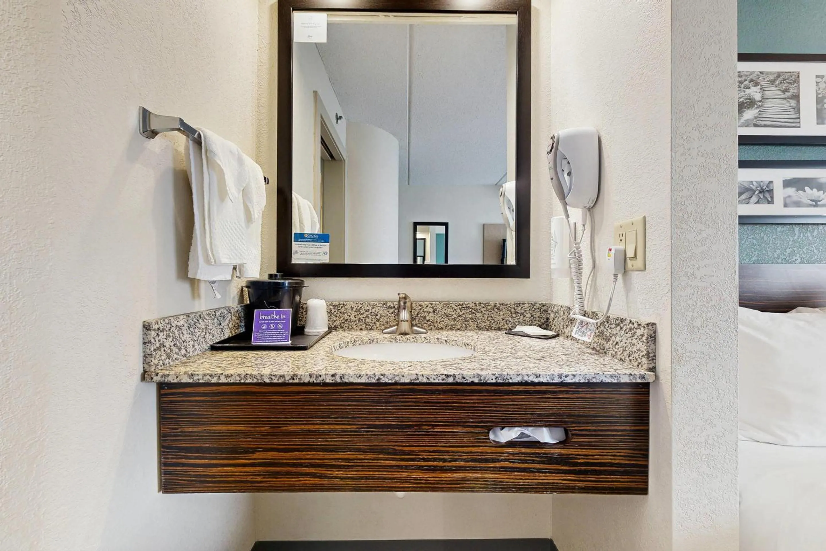 Bedroom in Sleep Inn & Suites Buffalo Airport