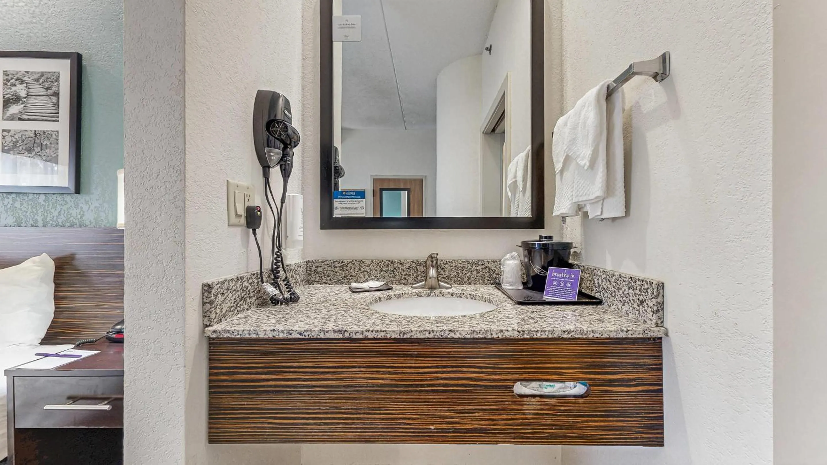 Bedroom in Sleep Inn & Suites Buffalo Airport