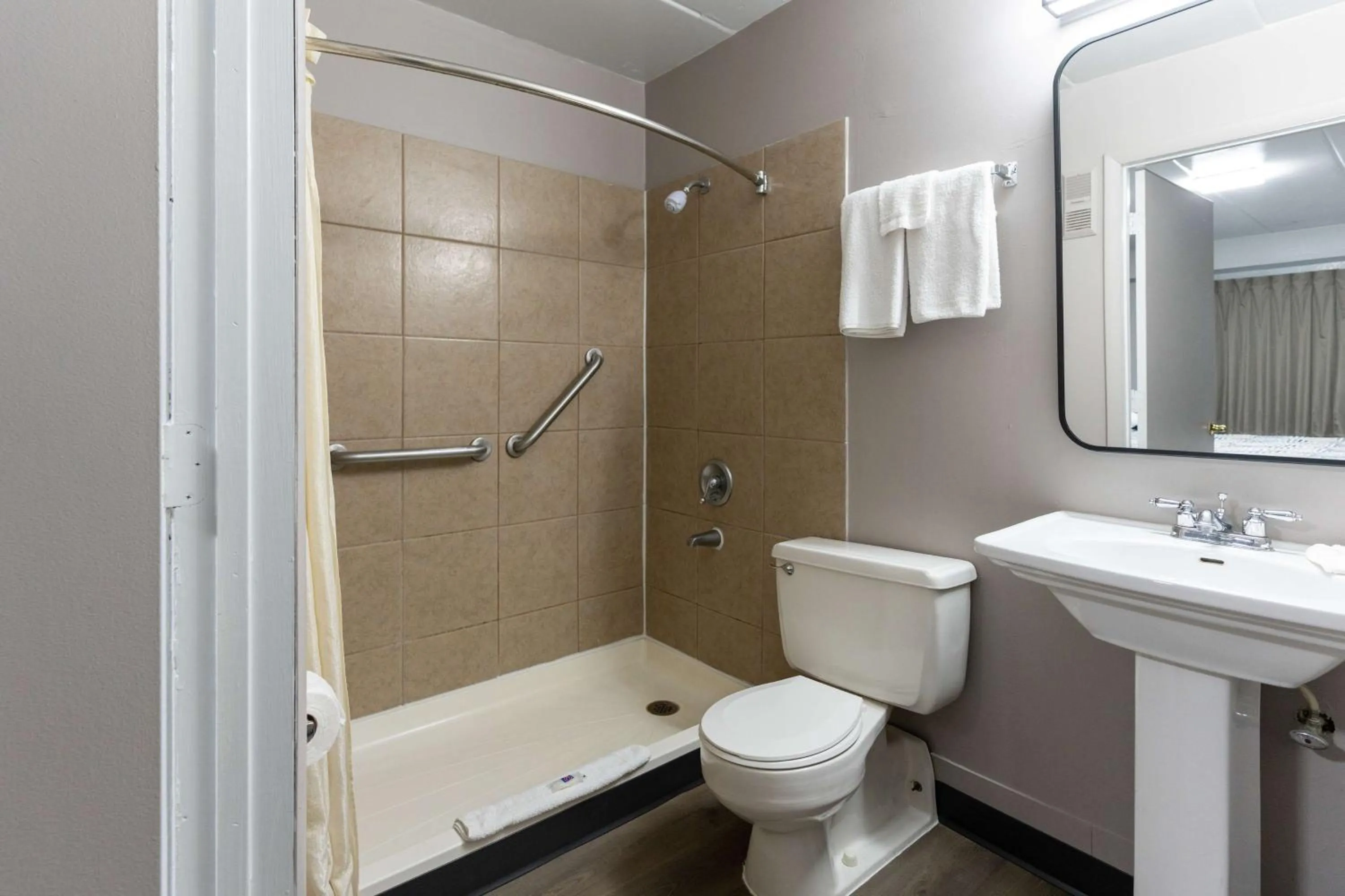 Bathroom in Motel 6-Cincinnati, OH