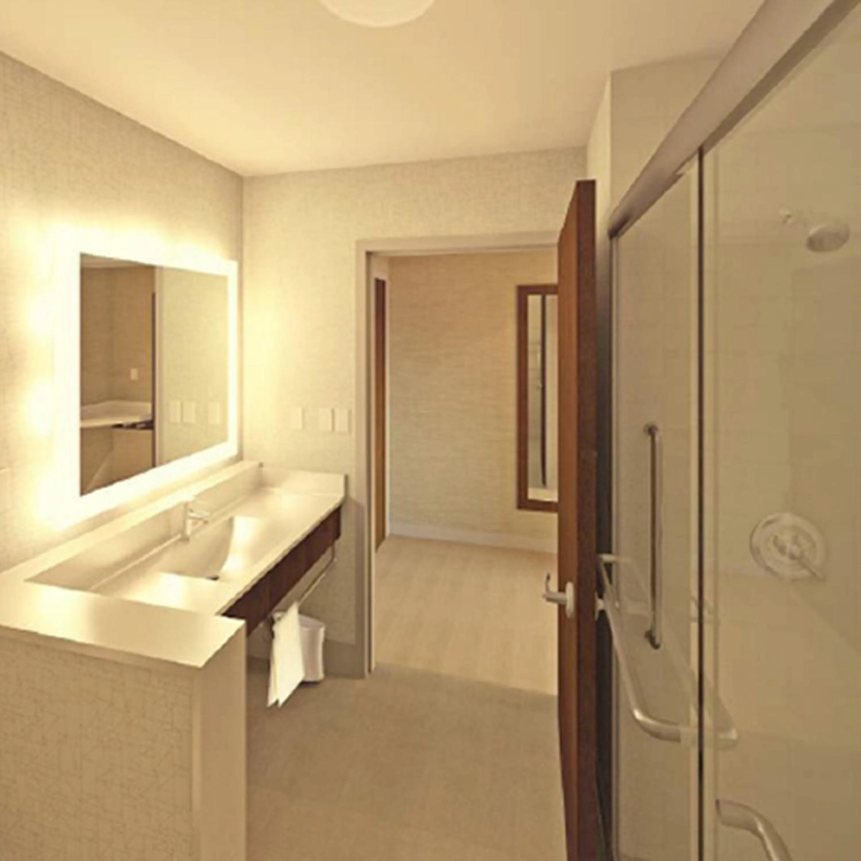 Bathroom in Holiday Inn Express Columbus South - Obetz by IHG