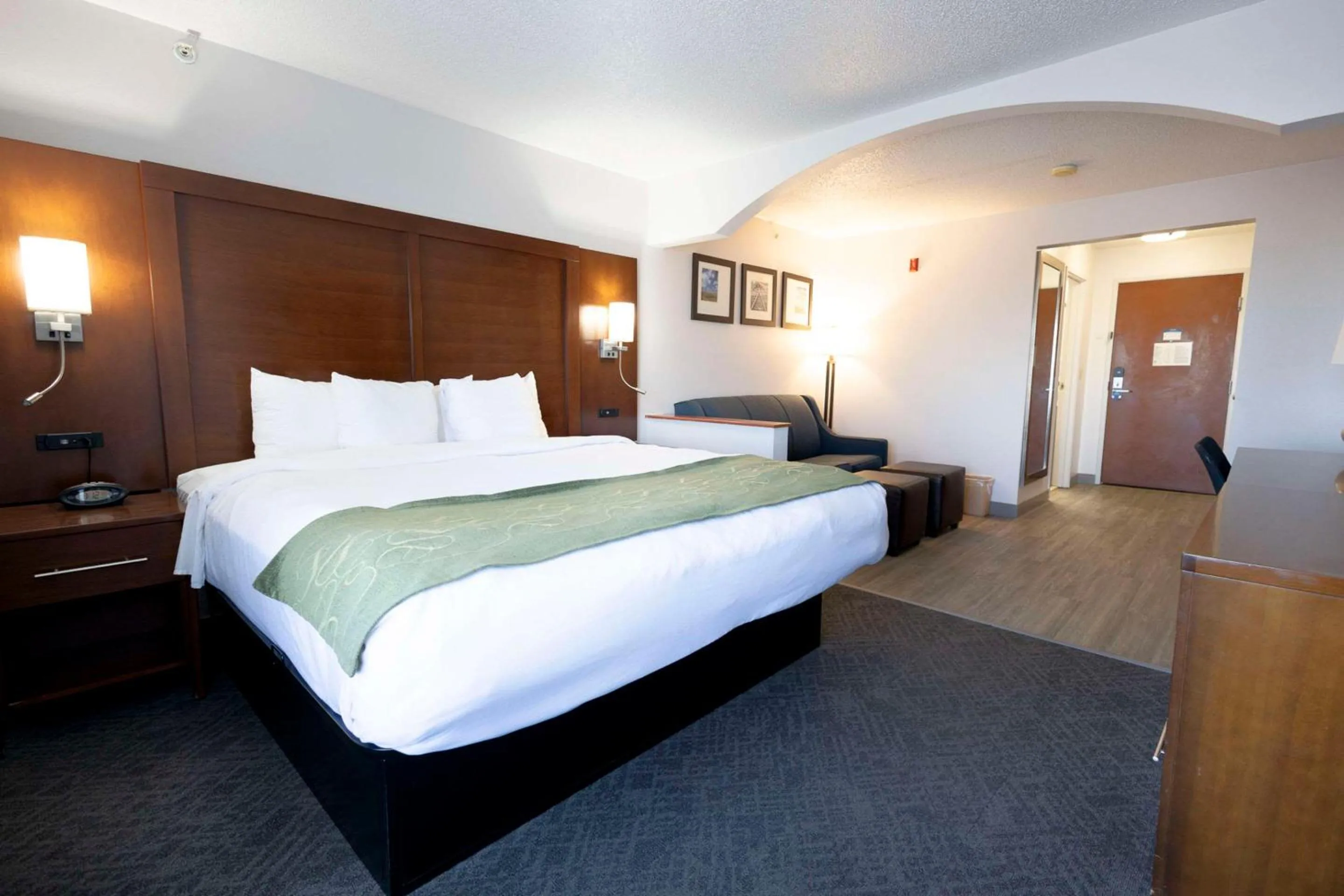 Bedroom, Bed in Comfort Suites Springfield I-70