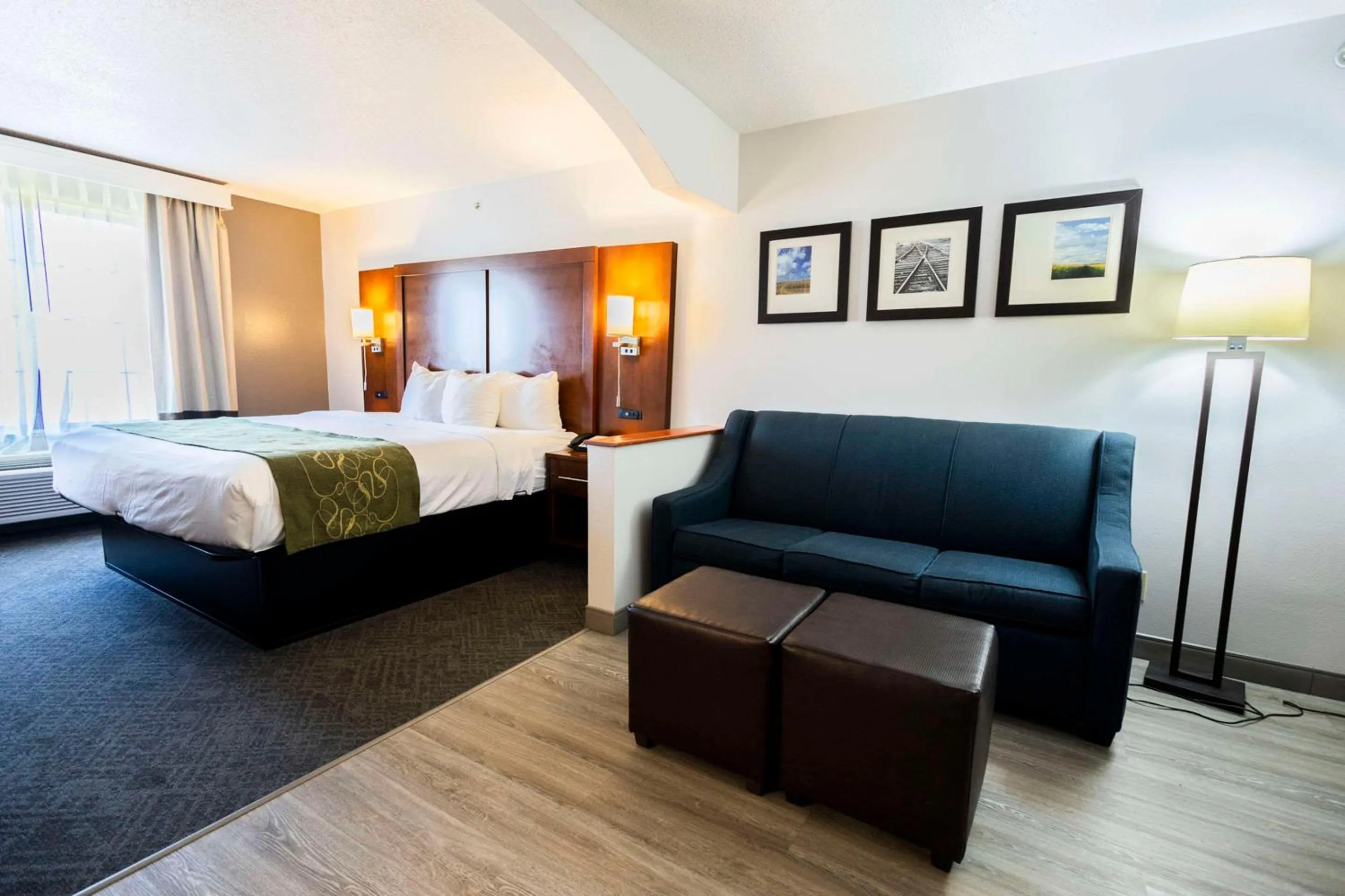 Bedroom, Bed in Comfort Suites Springfield I-70