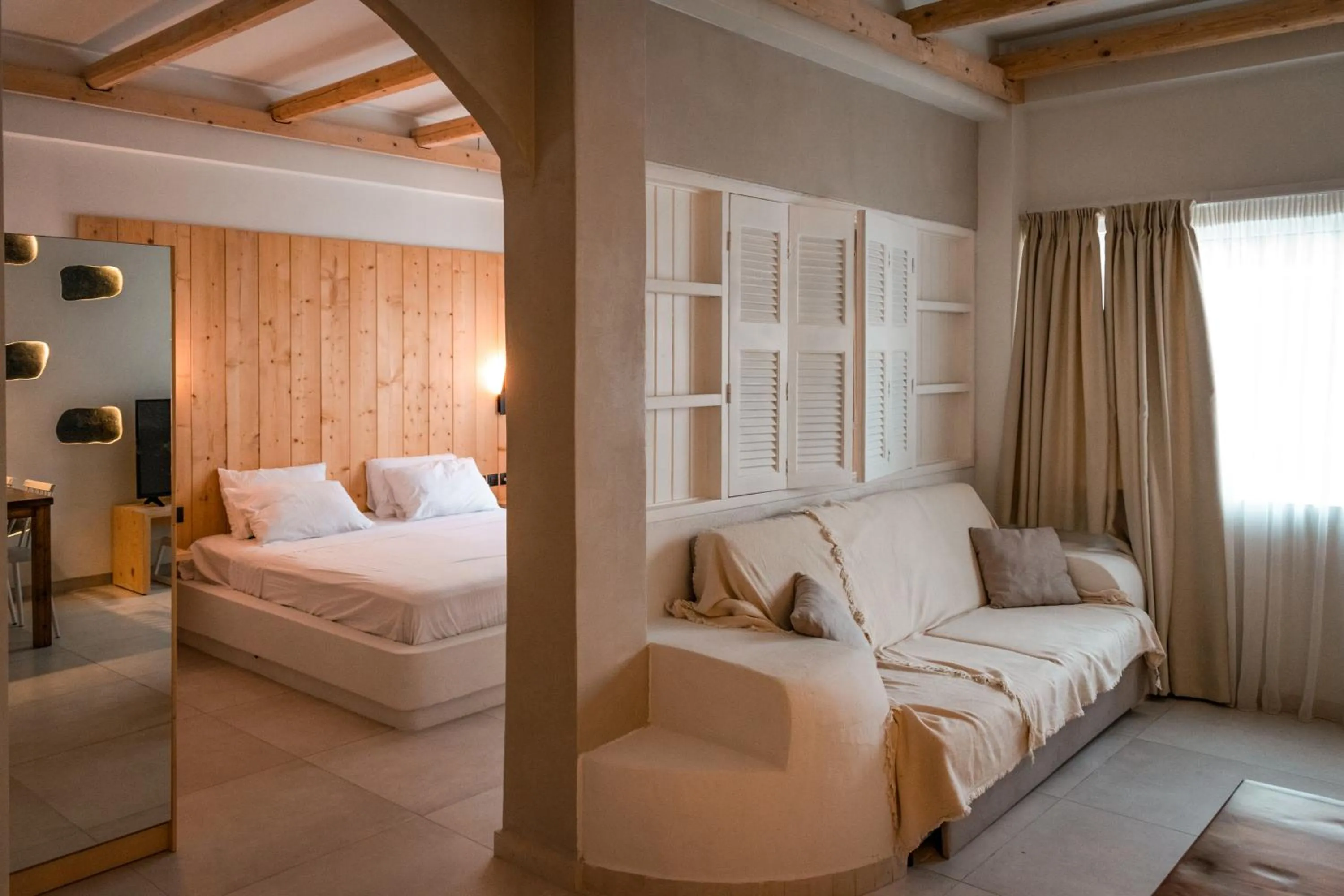 Photo of the whole room, Bed in My Athens Place