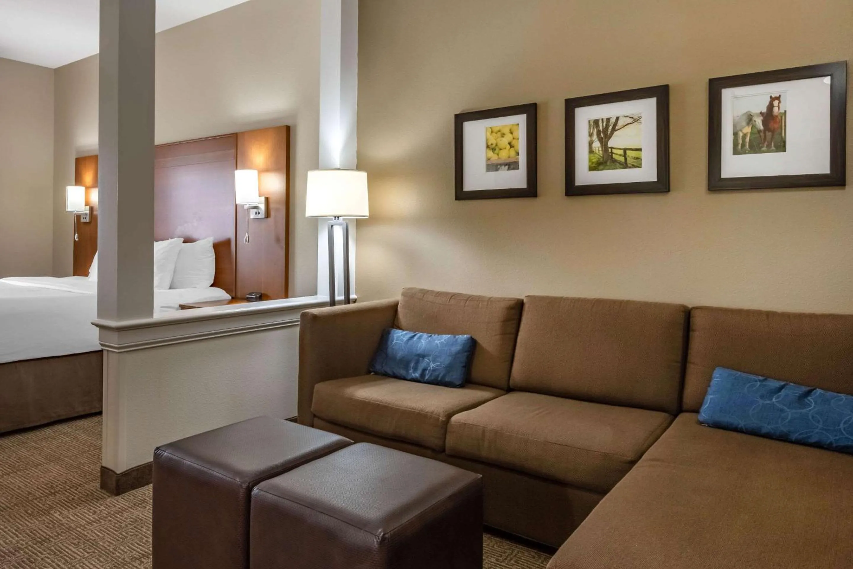 Bedroom, Bed in Comfort Suites Hotel and Conference Center