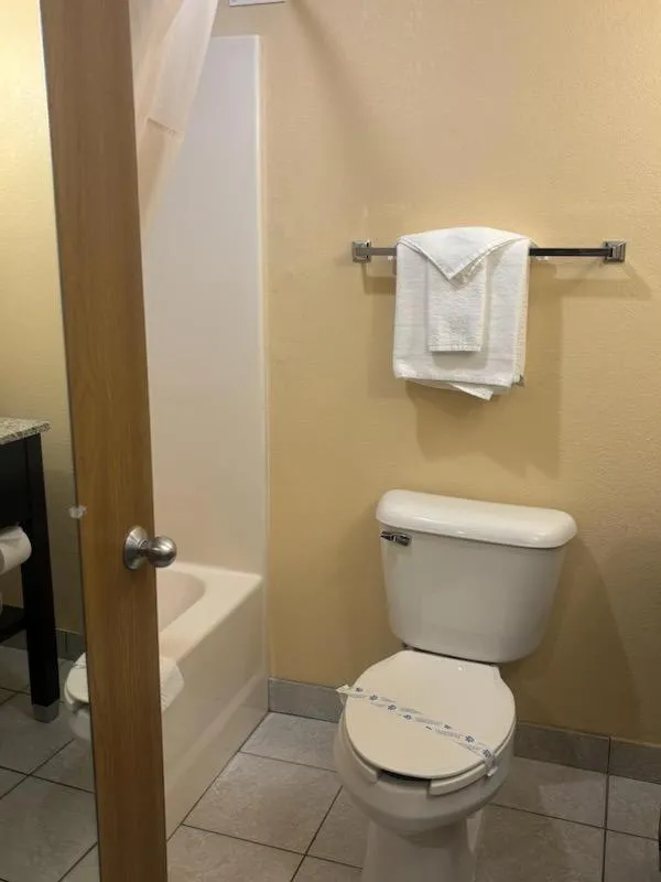 Toilet in Quality Inn & Suites Bellville - Mansfield