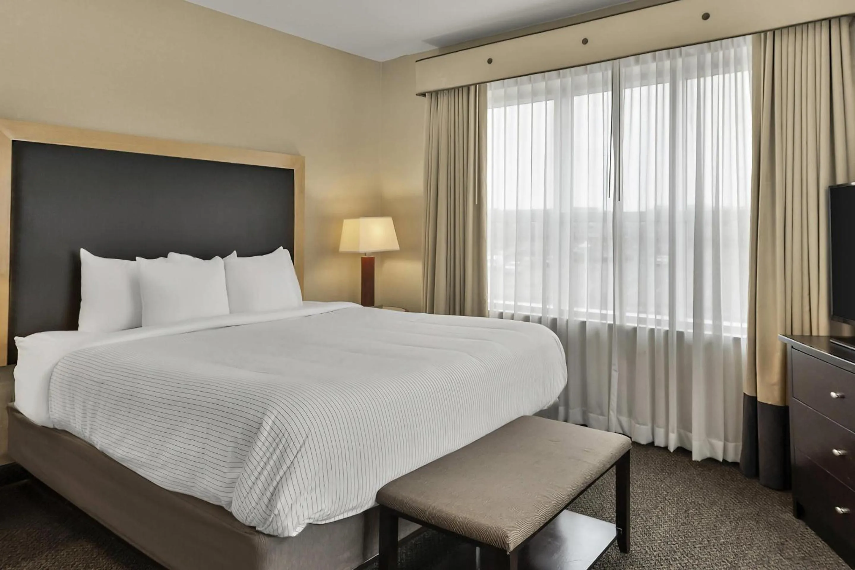 Bedroom, Bed in Cambria Hotel Columbus - Polaris