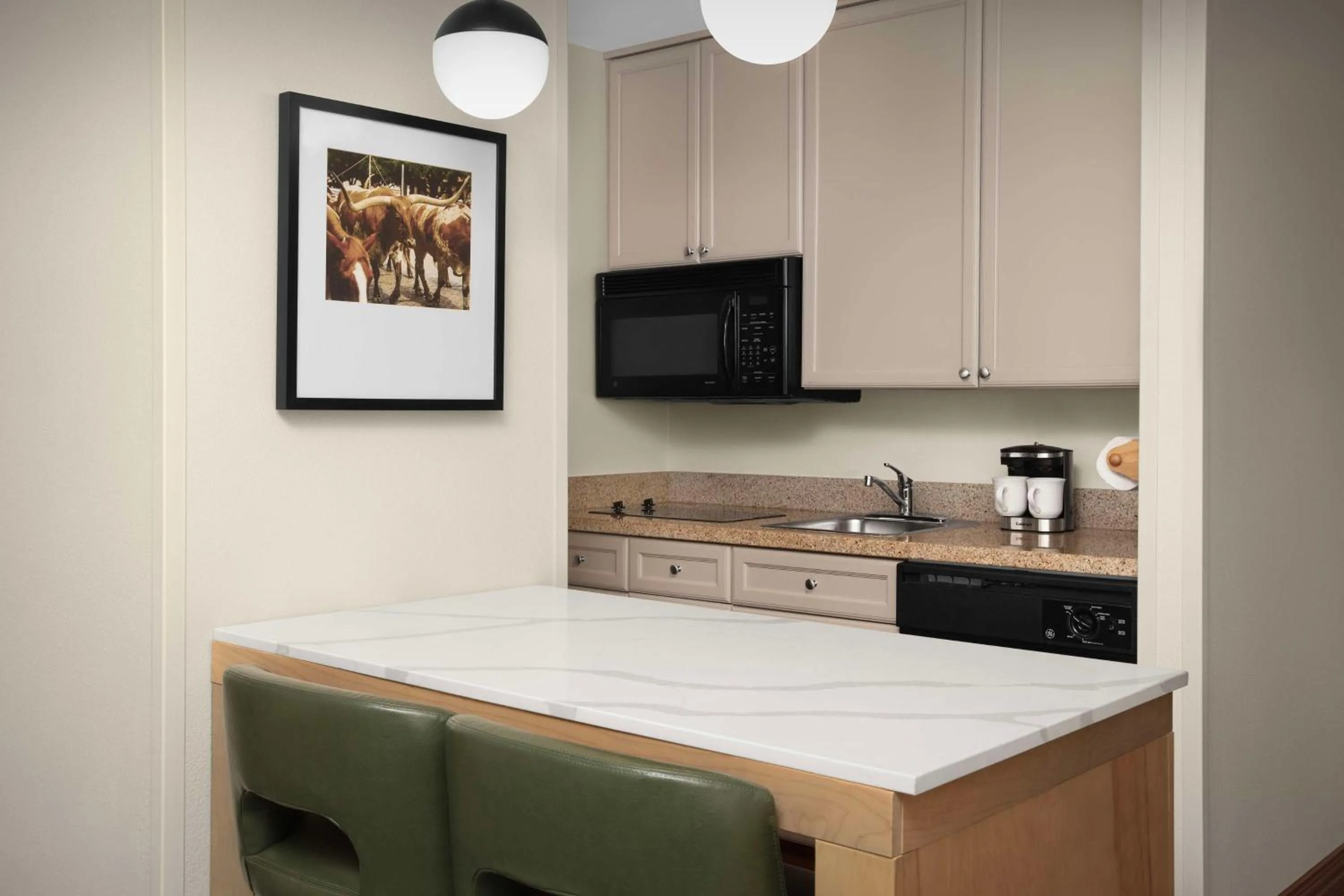 Kitchen or kitchenette in Homewood Suites by Hilton Irving-DFW Airport