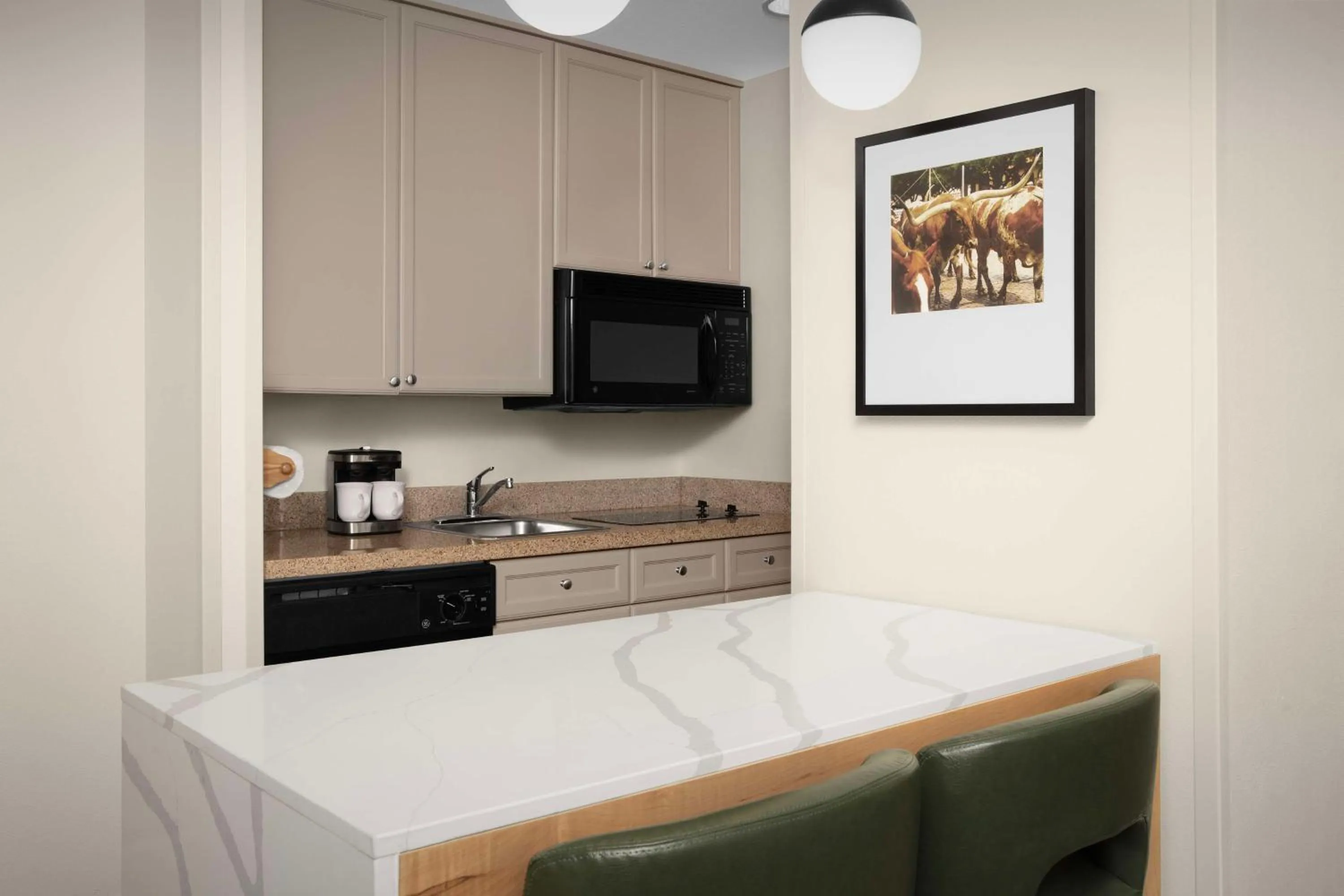 Kitchen or kitchenette in Homewood Suites by Hilton Irving-DFW Airport