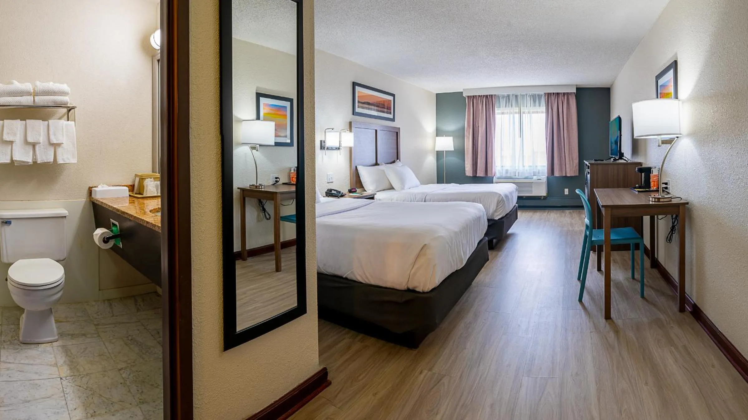 Bed in Quality Inn Milan-Sandusky