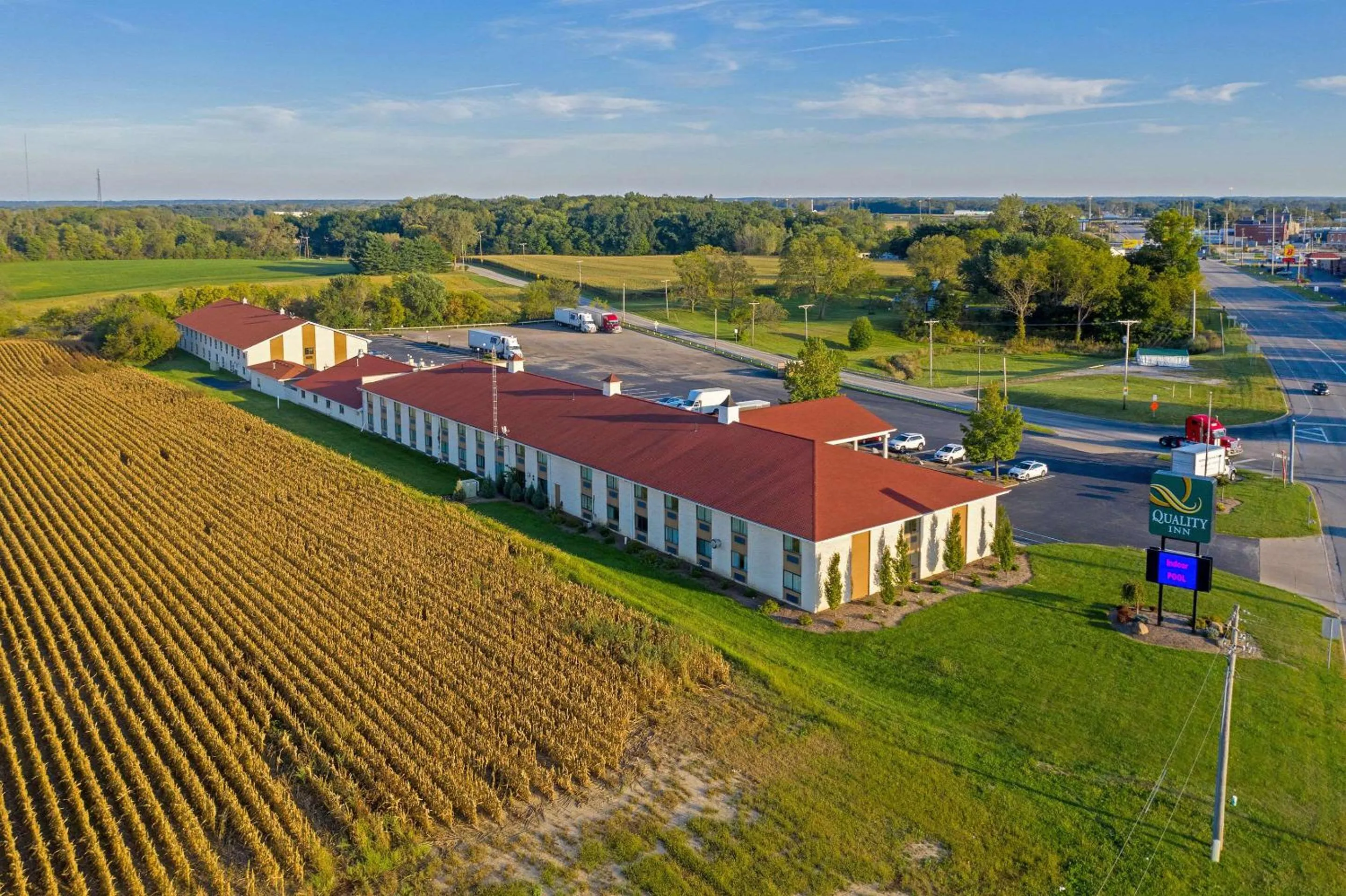 Property building in Quality Inn Milan-Sandusky