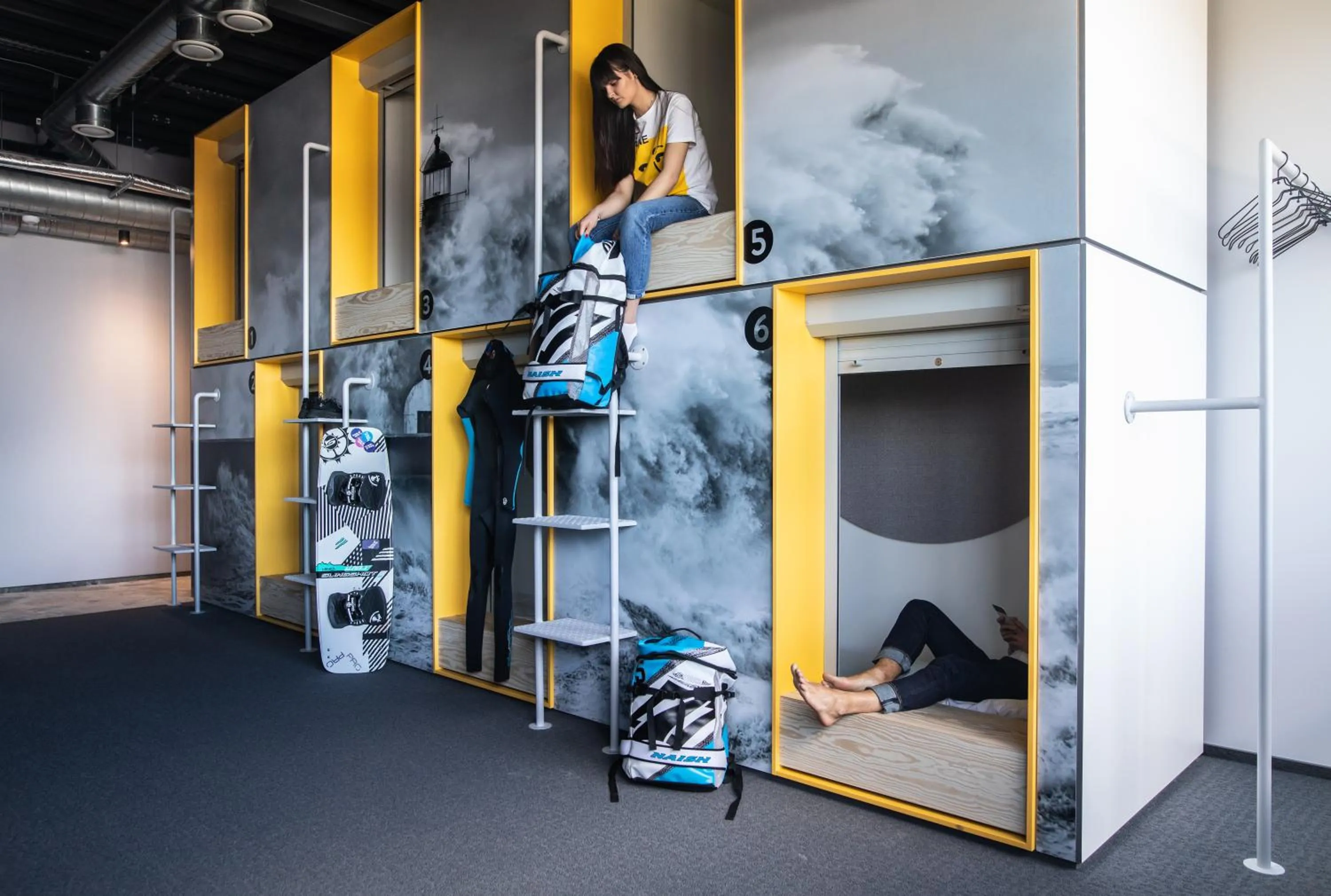 bunk bed in Light House Coliving