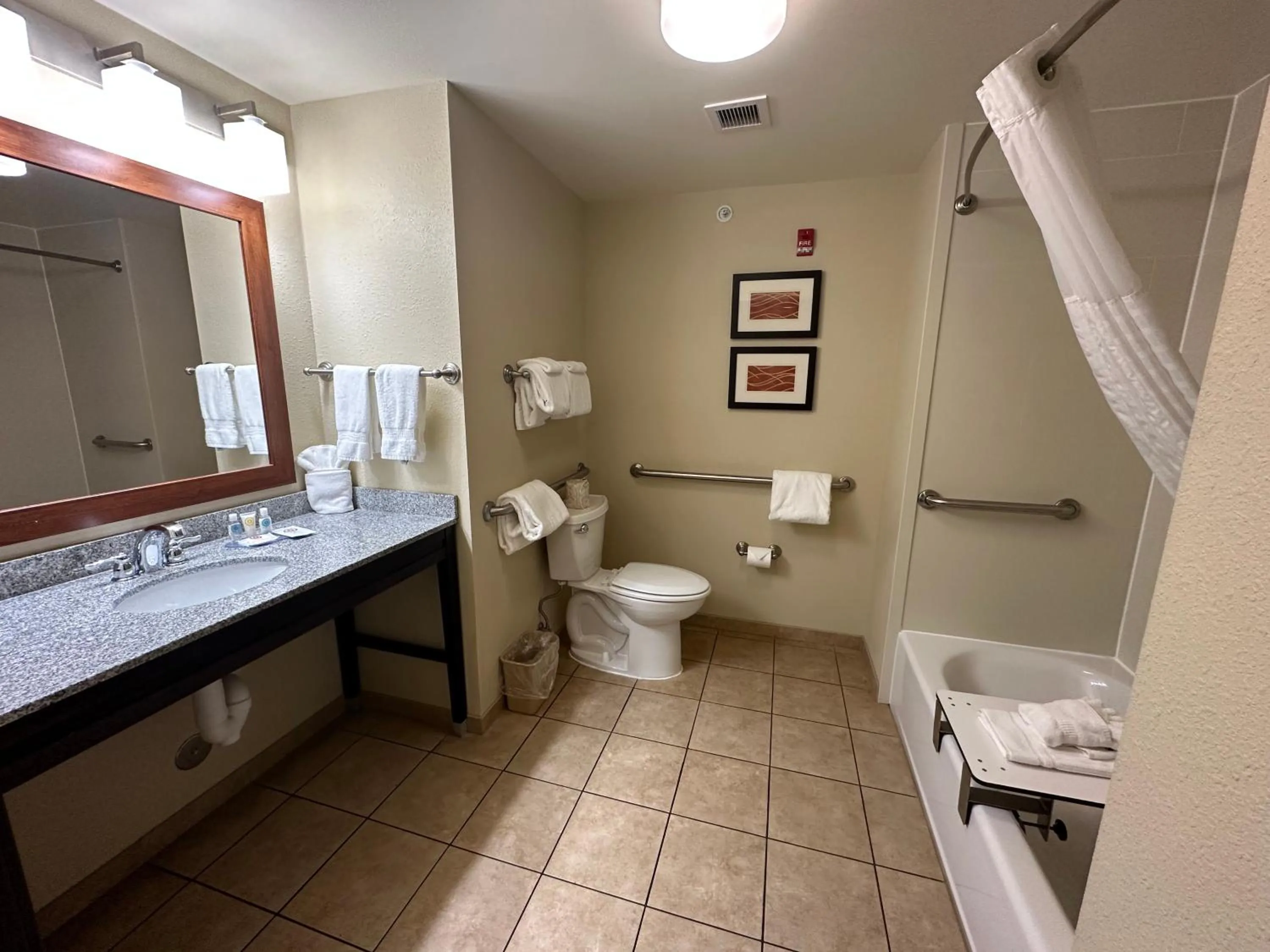 Toilet in Comfort Inn St Clairsville