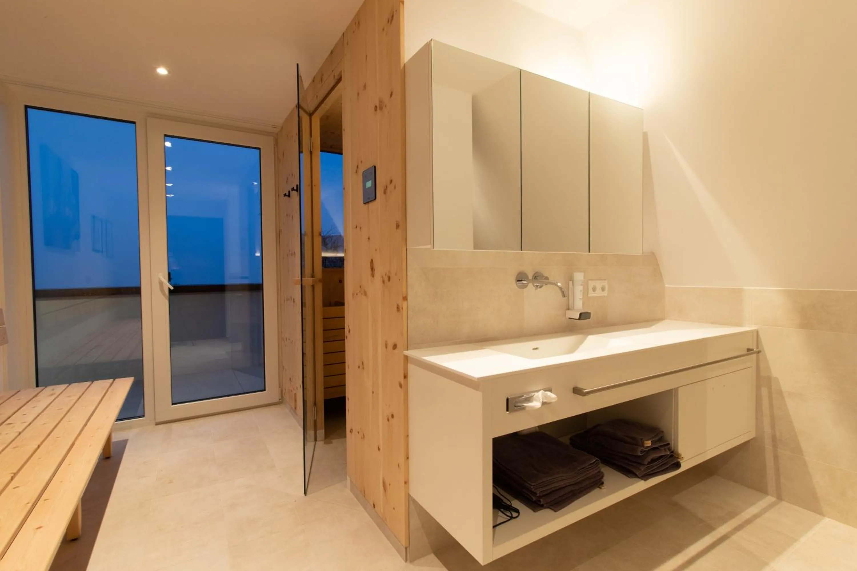 Sauna in Wally Berg-Appartements