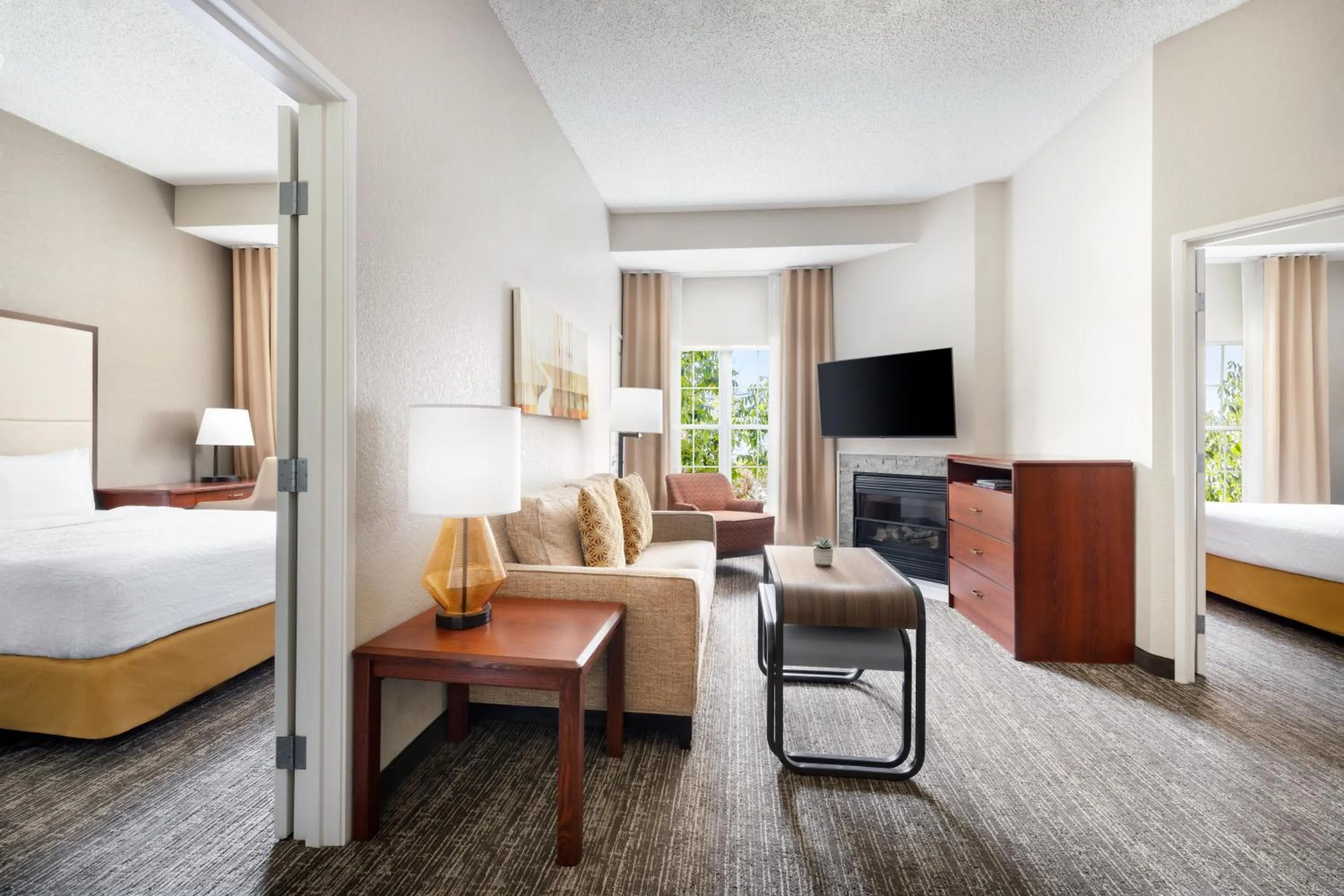Guests, Bed in Homewood Suites by Hilton Dallas-DFW Airport N-Grapevine