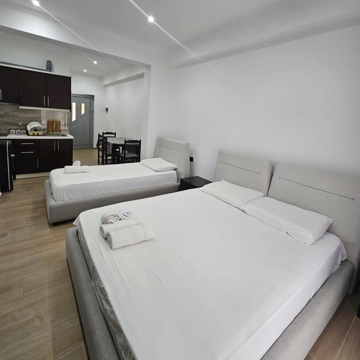 Bed in Lux Apartments