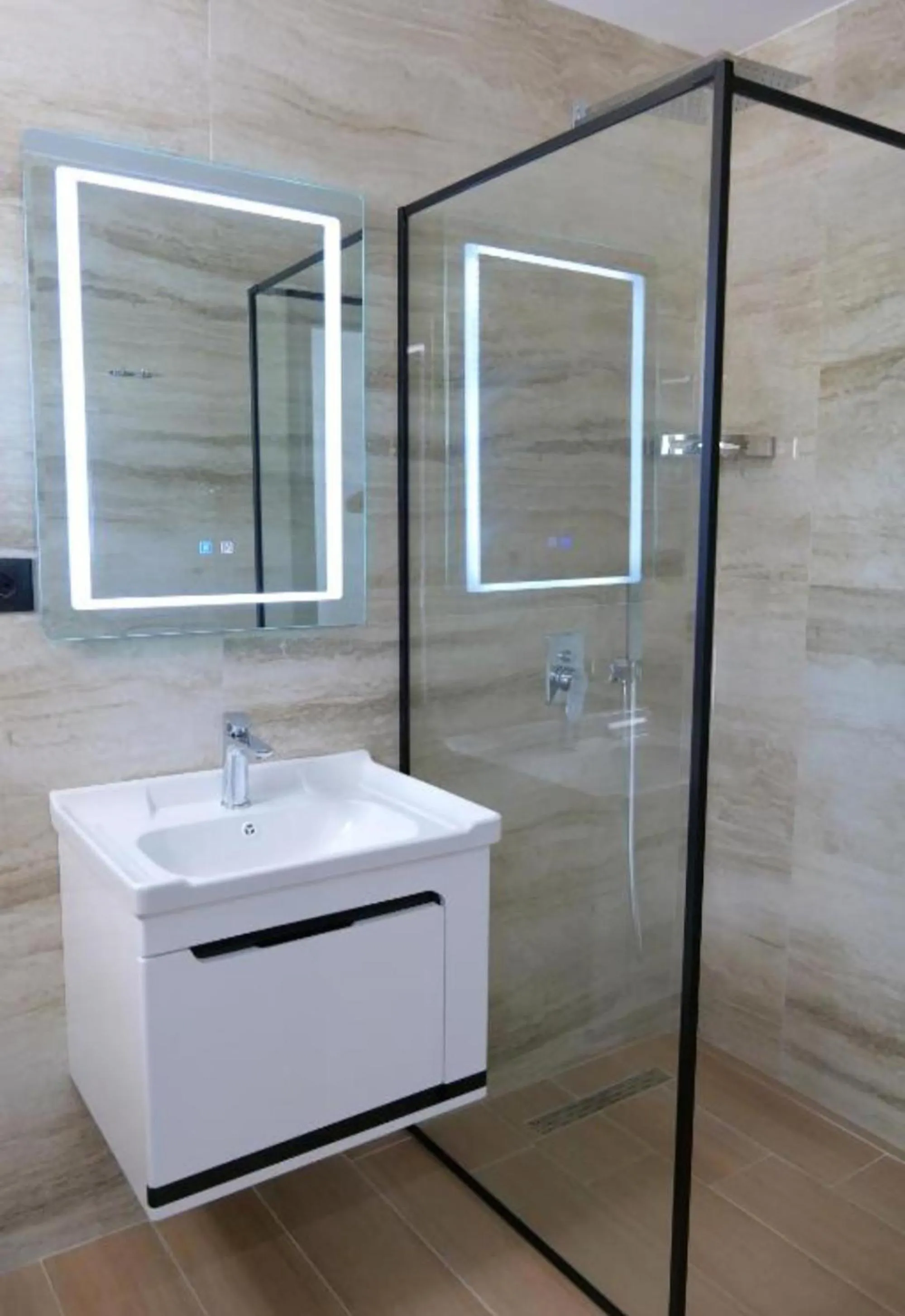 Shower in Lux Apartments