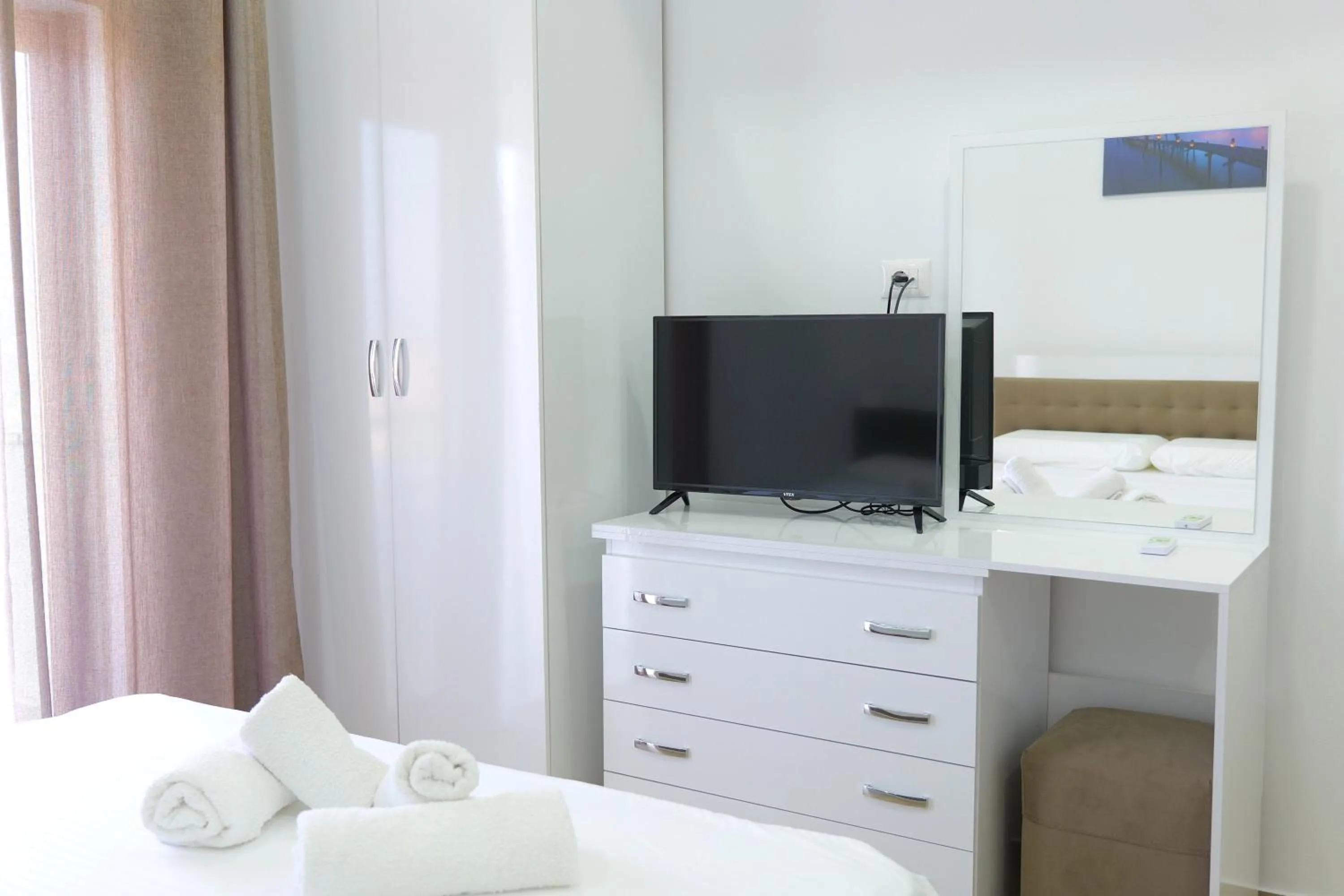 Bedroom, Bed in Lux Apartments