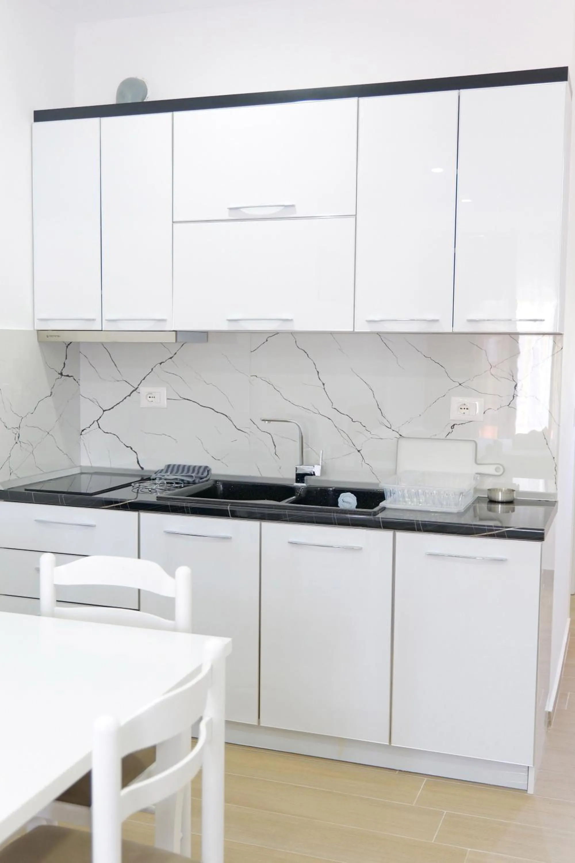 Communal kitchen in Lux Apartments