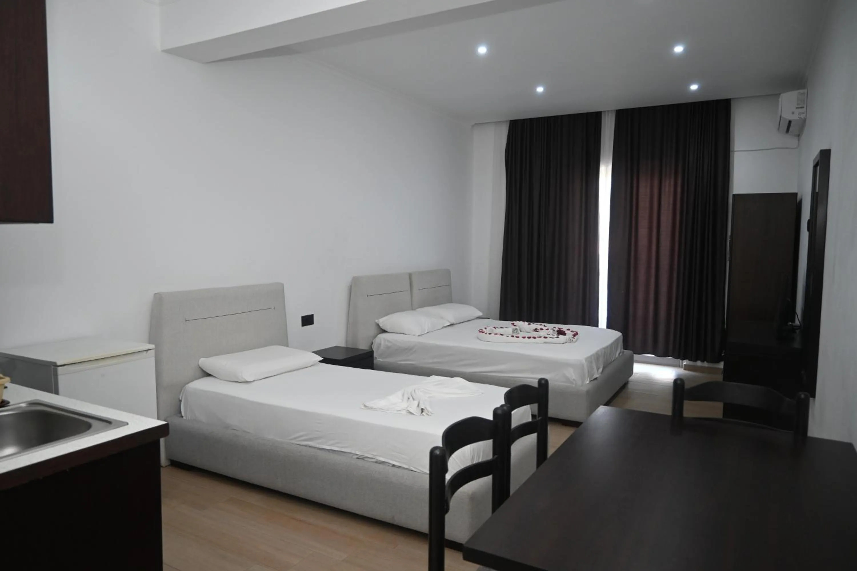 Bed in Lux Apartments