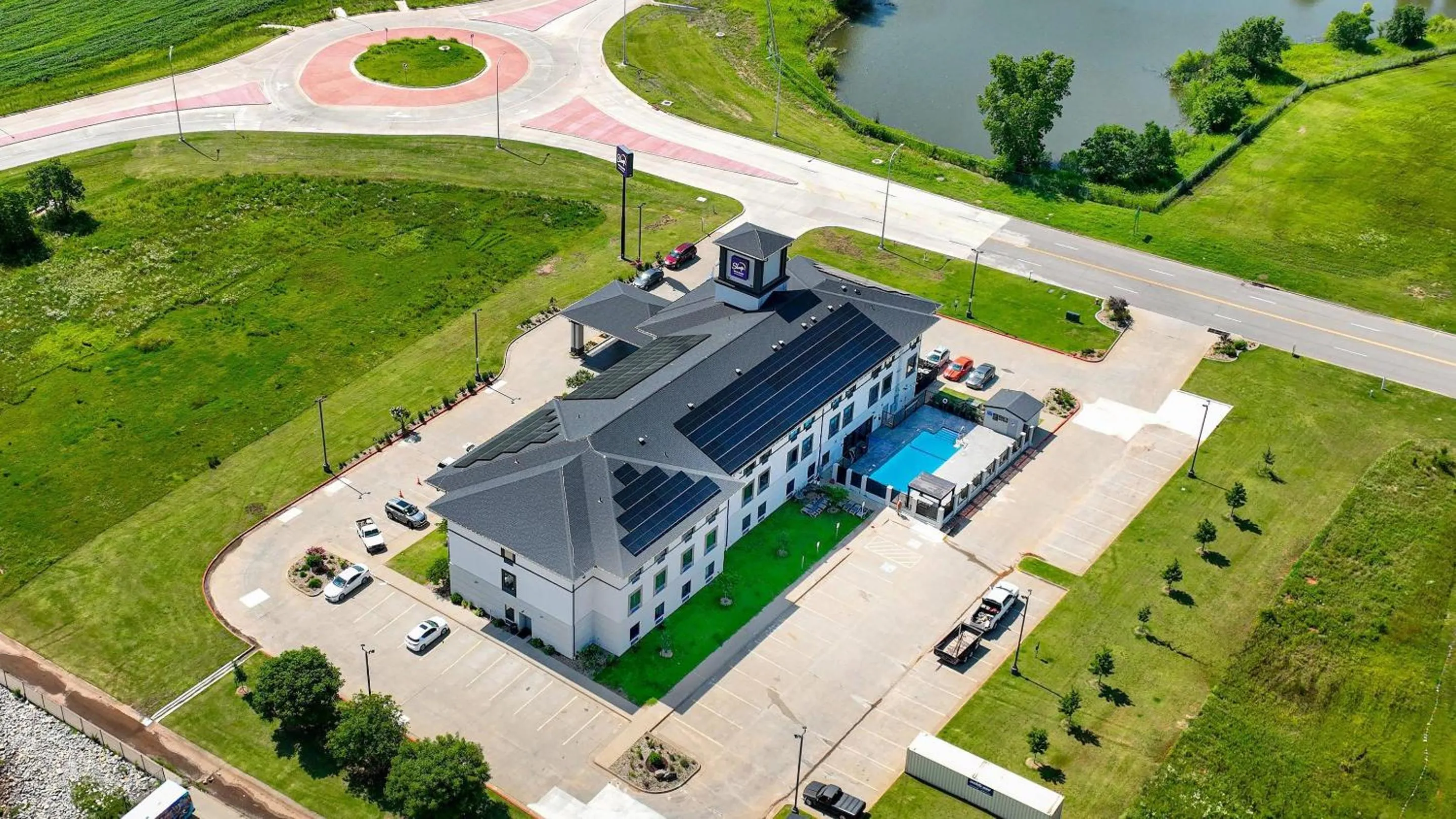 Property building in Sleep Inn & Suites Norman near University