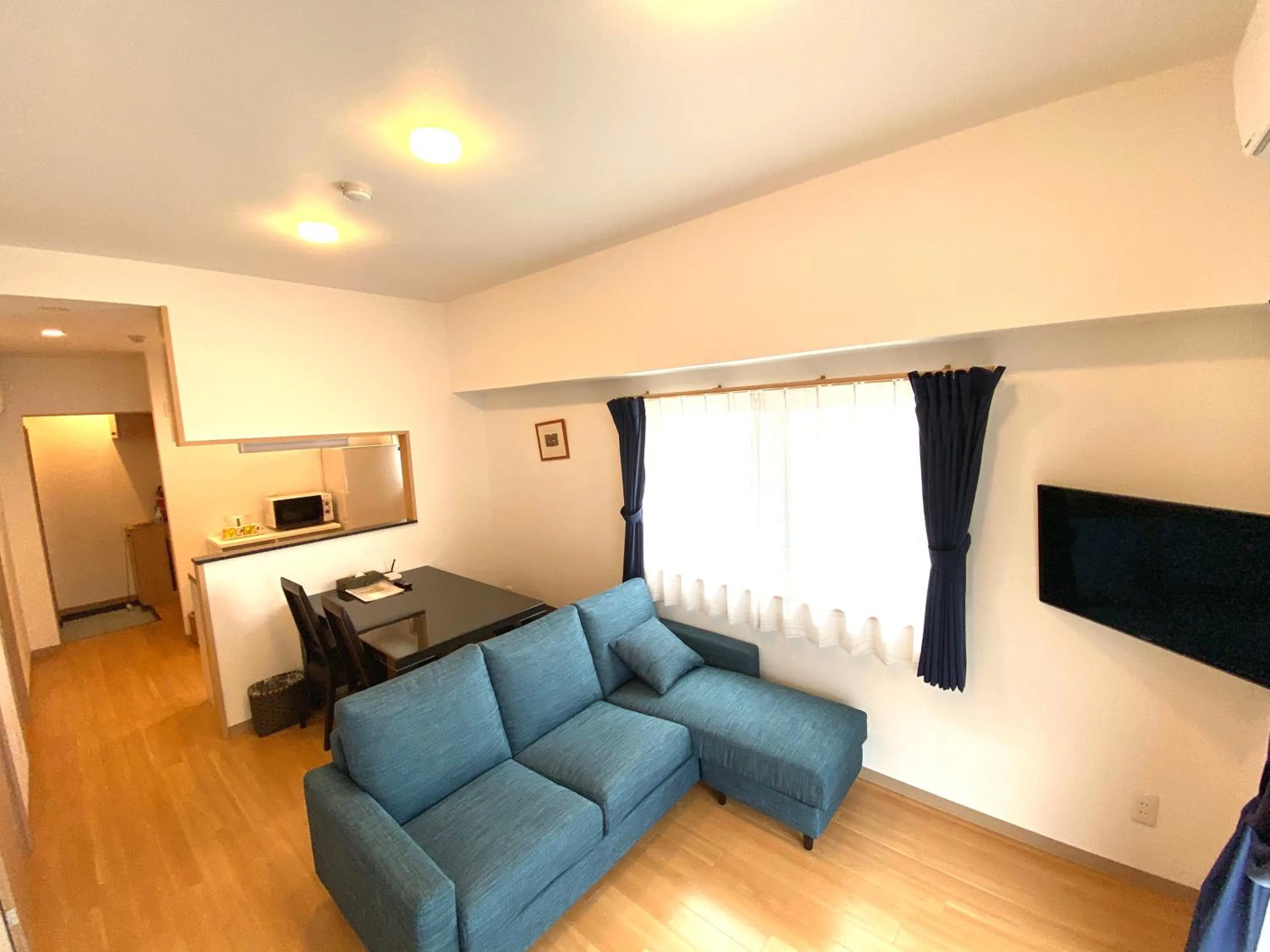 Living room in M´s Stay Okinawa