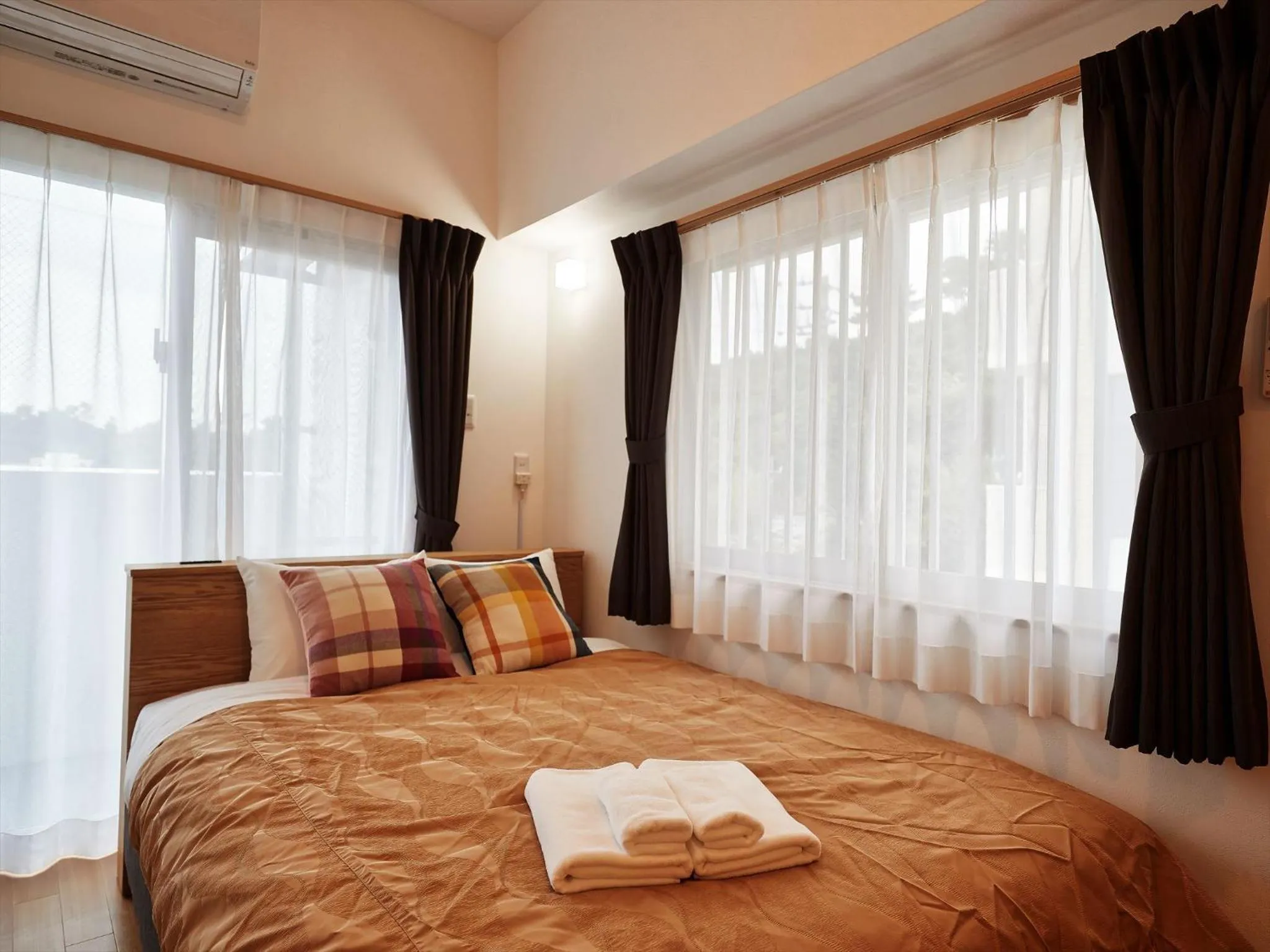 Bed in M´s Stay Okinawa