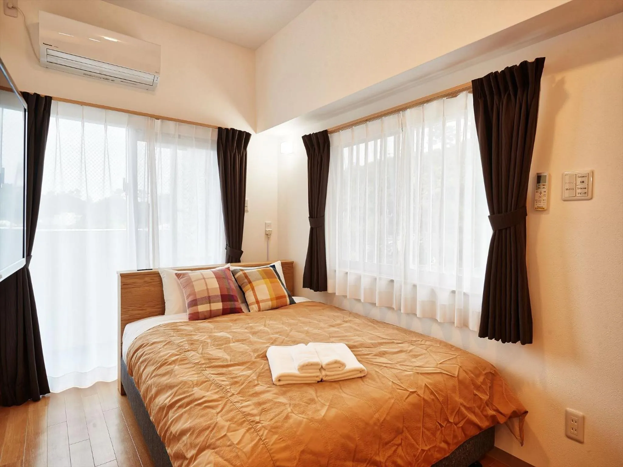 Bed in M´s Stay Okinawa